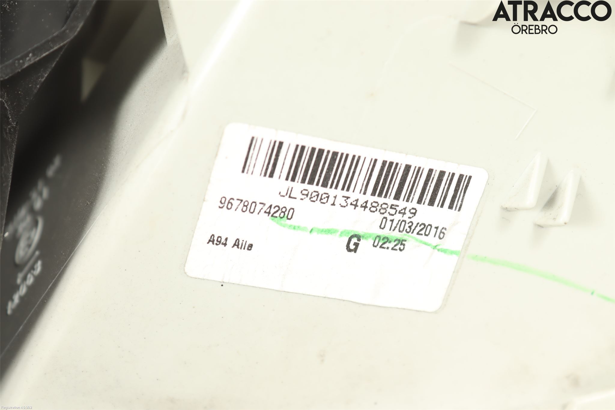 Peugeot 2008 13-20 Bakljus Vänster