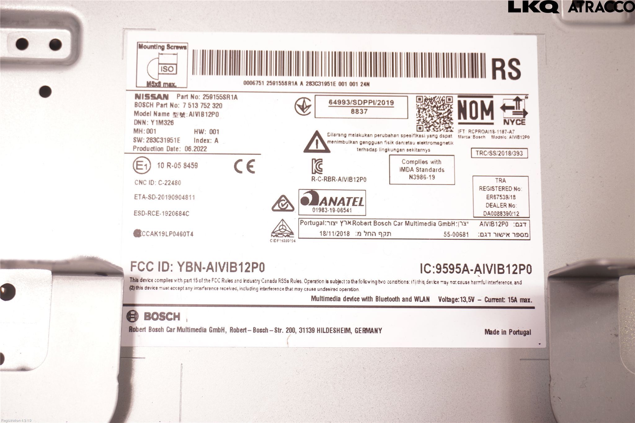 Nissan LEAF 18- Gps Navigator