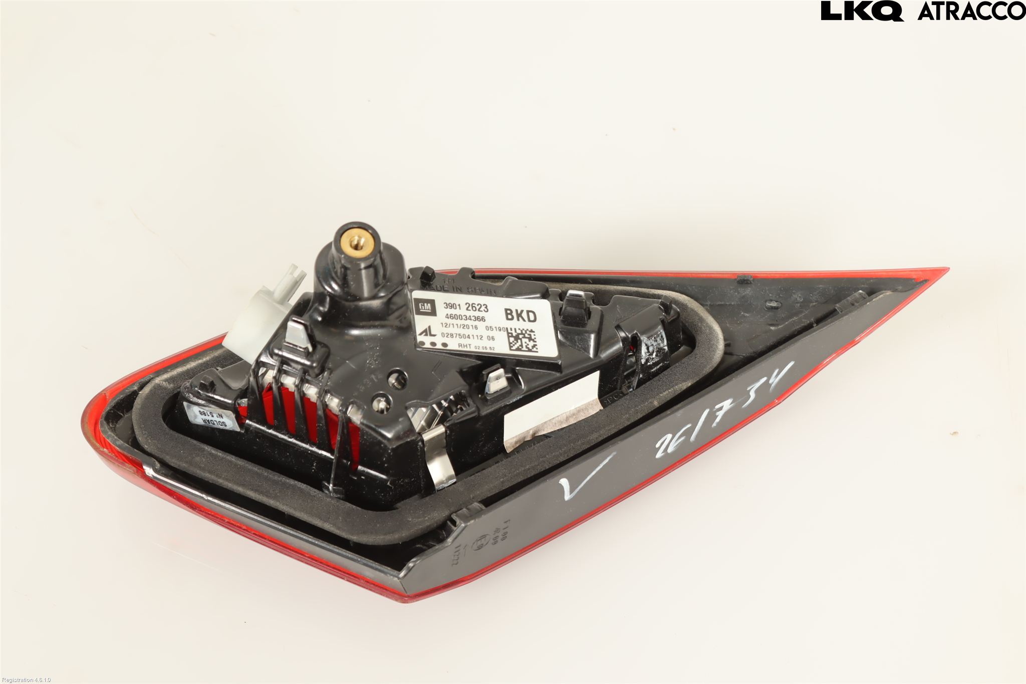 Opel CORSA E 15-19 Bakljus Lucka Vä