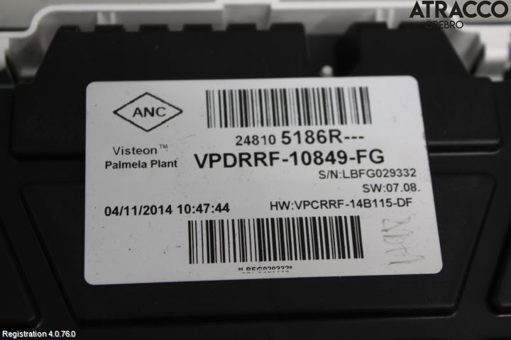 Renault TRAFIC/E-TECH 15- Instrument Komb