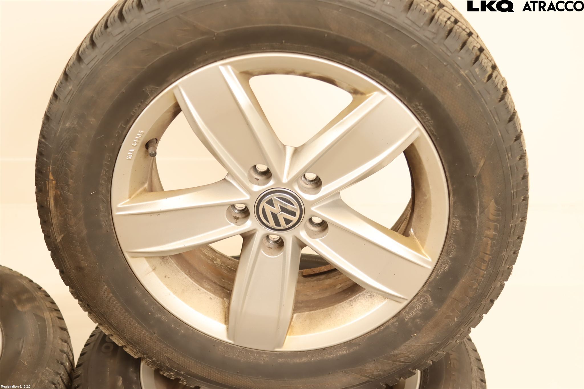 Volkswagen VW PASSAT 15-19 Vinterdäck Alumfälg 4St