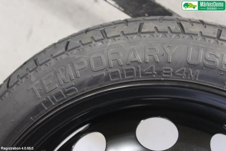 Kia PICANTO 12-17 Hjul Reservhjul Minityp