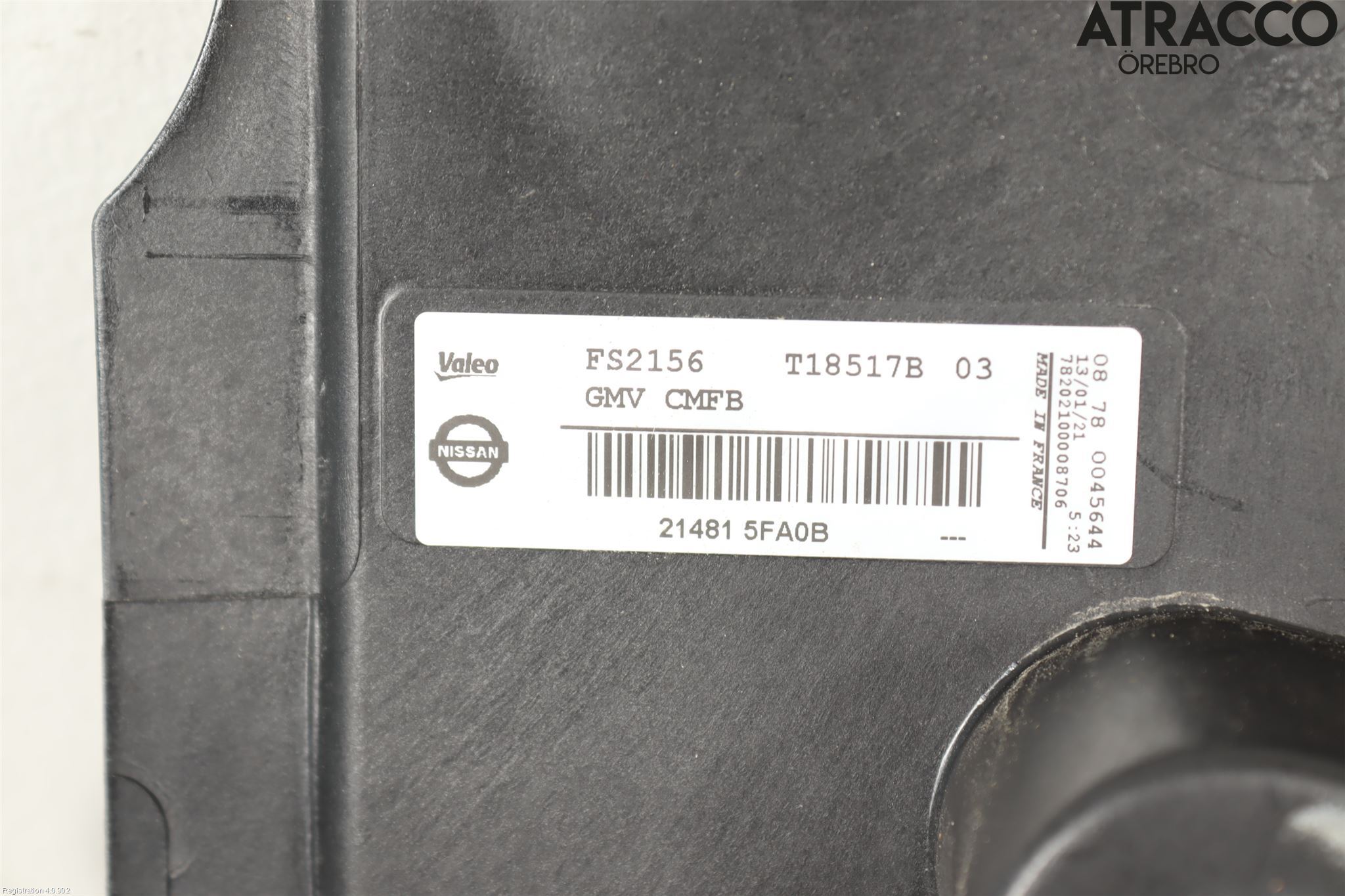 Nissan MICRA 17- Kylfläkt El