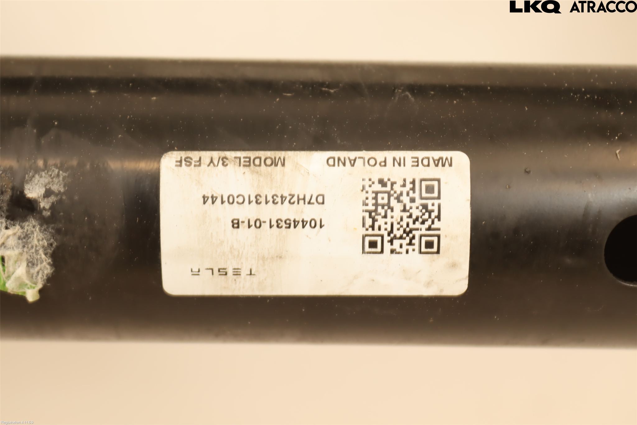 Tesla MODEL Y 21- Framvagnsbalk