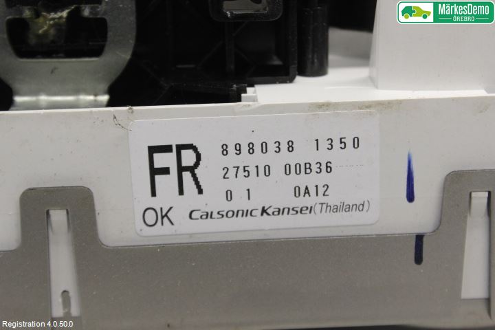 Isuzu D-MAX Ac Styrenhet Ac Manöveren