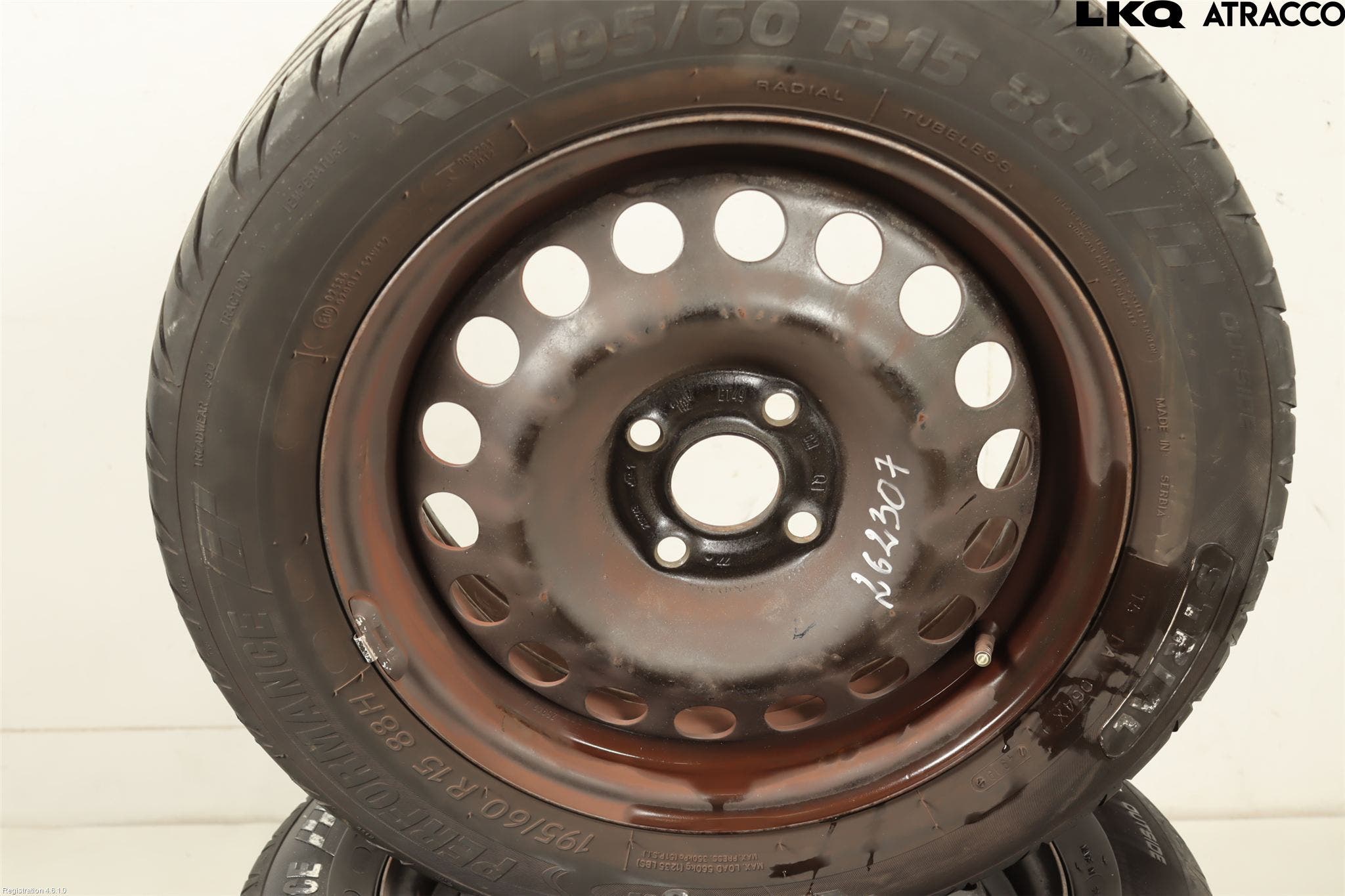 Opel ASTRA G 98-03 Sommardäck Plåtfälg 4St