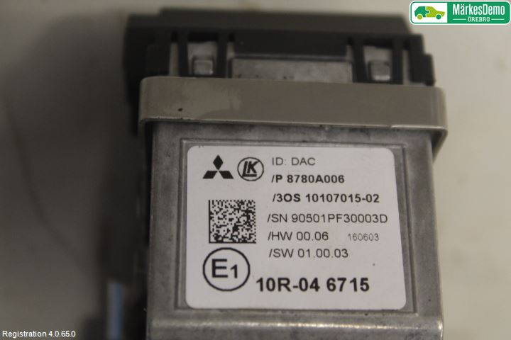 Mitsubishi L200 16-23 Sensor Aktivt Kollisionsskydd