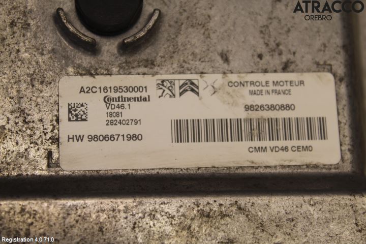Peugeot 3008 17-24 Styrenhet Insprut Bensin