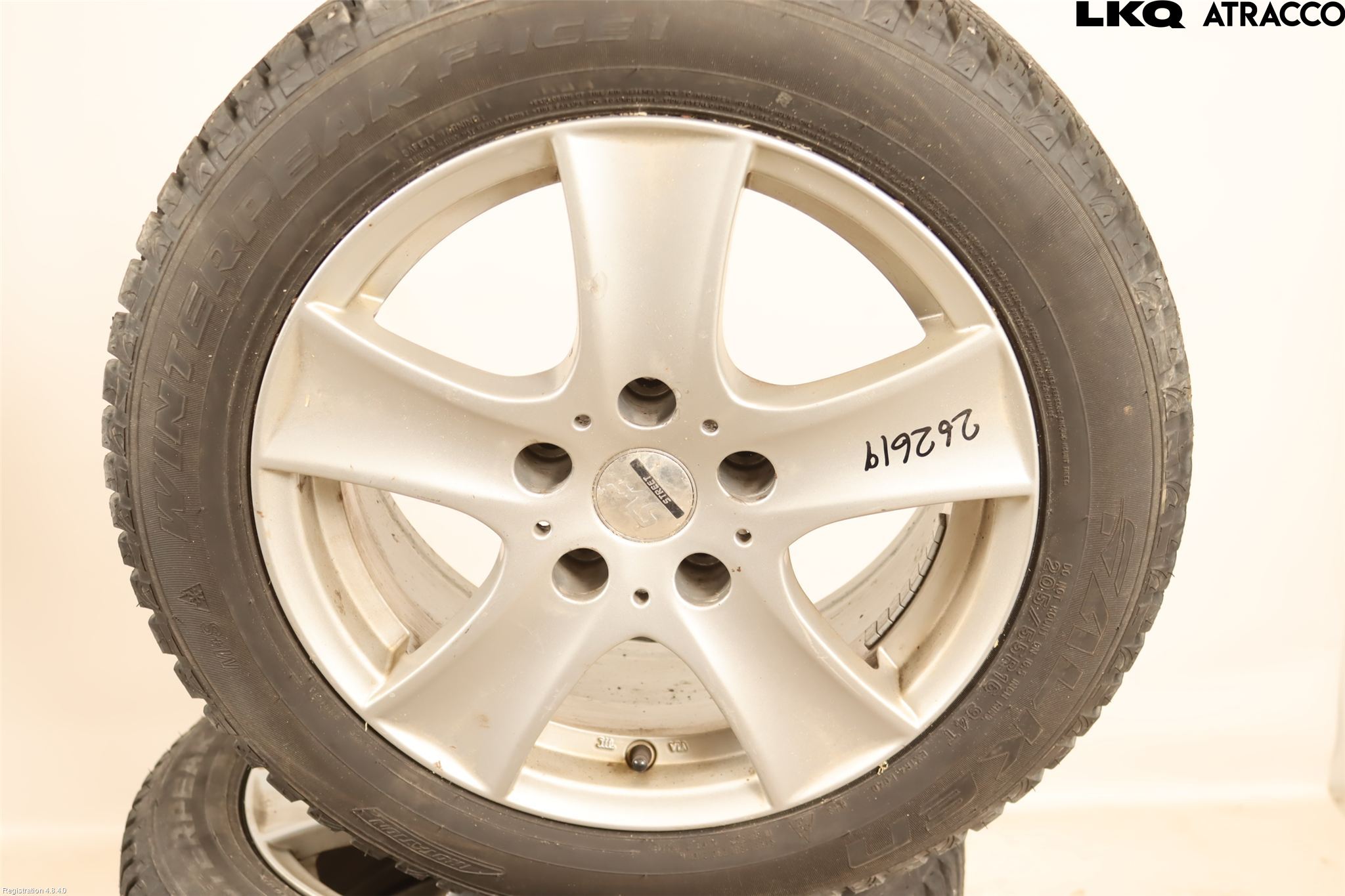 BMW 3 E90/91 SED/TOU 05-12 Vinterdäck Alumfälg 4St