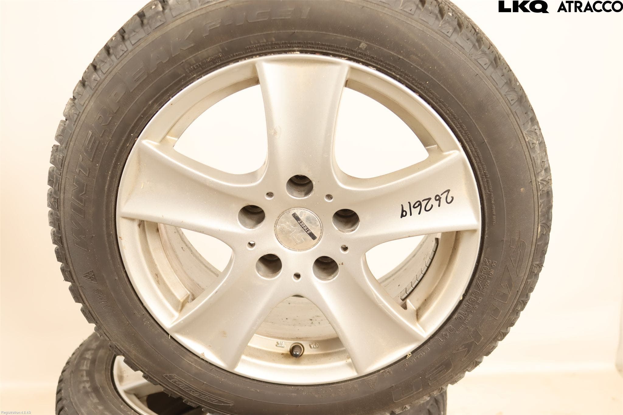 BMW 3 E90/91 SED/TOU 05-12 Vinterdäck Alumfälg 4St