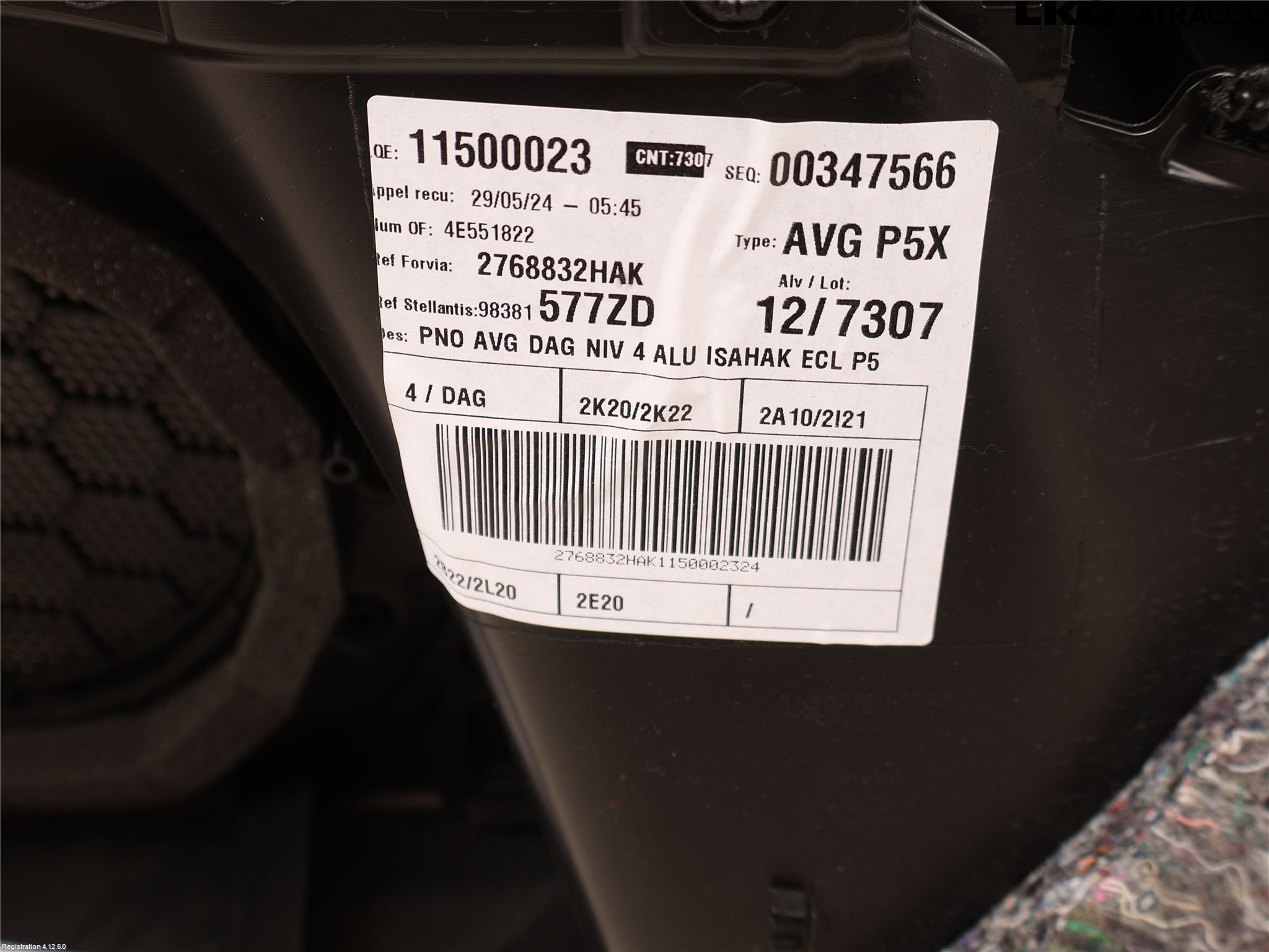 Peugeot 408 22- Dörrklädsel Vä