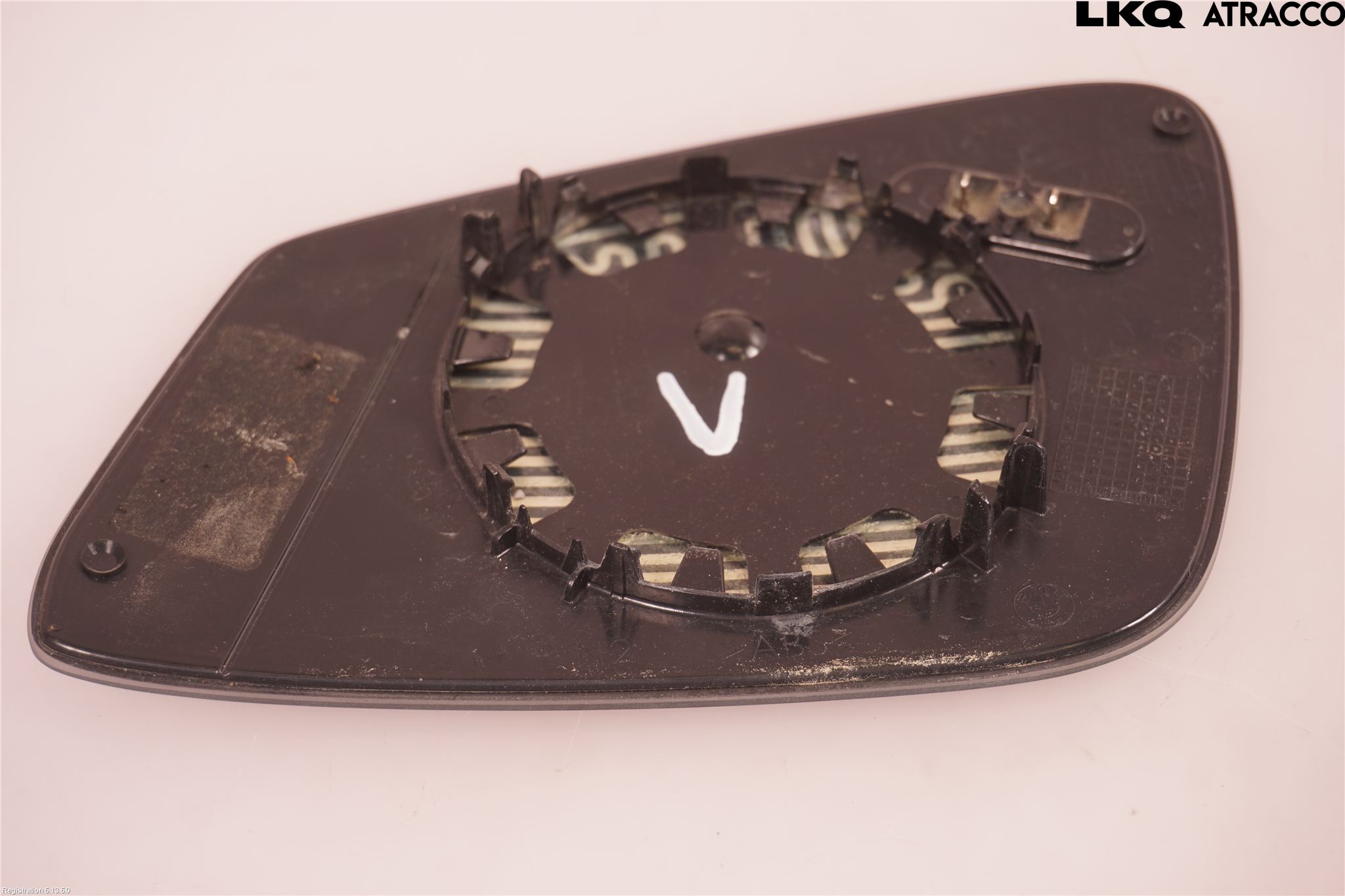 BMW 5 F10/F11/F18 09-17 Spegelglas Vä