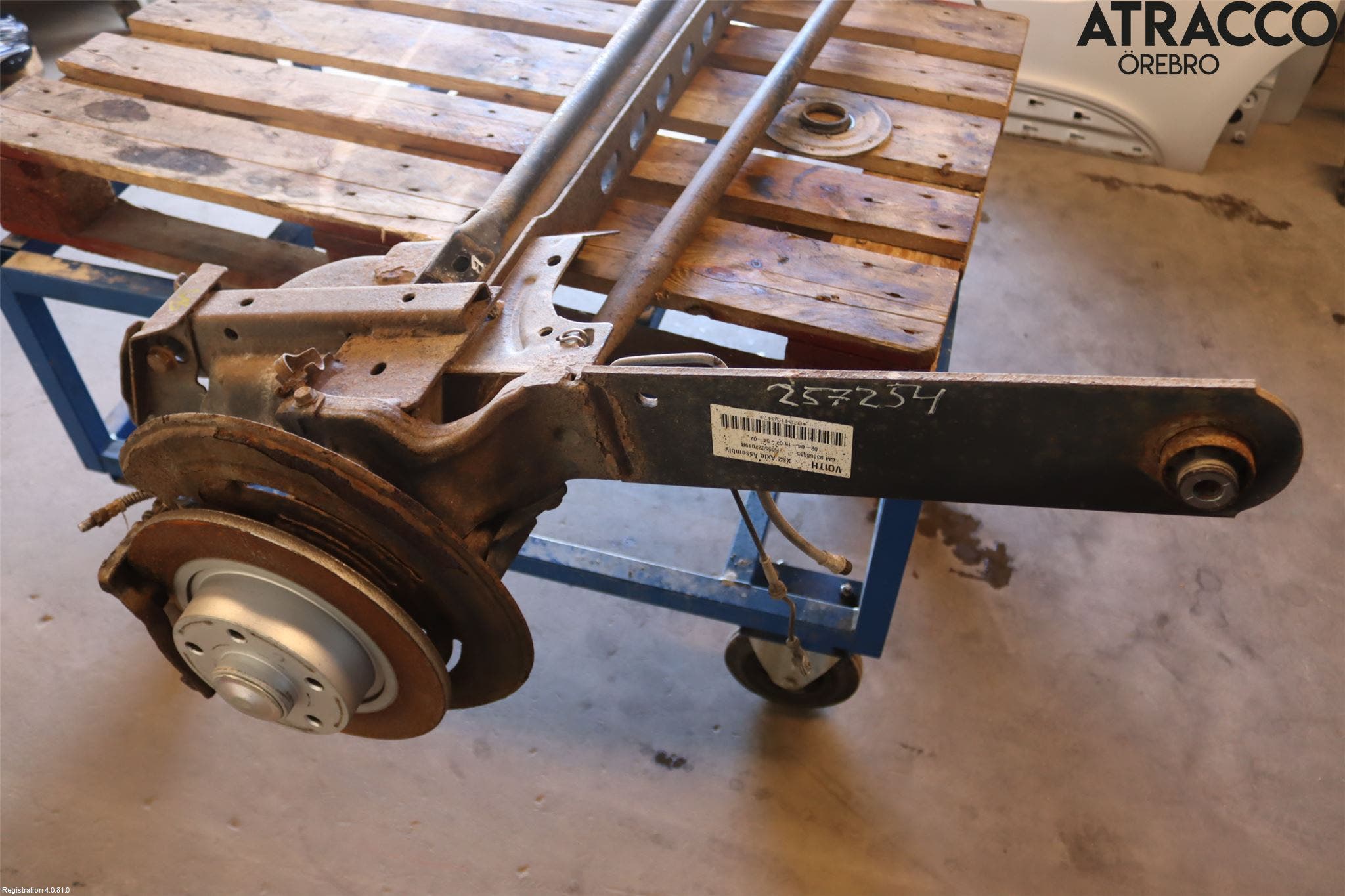 Opel VIVARO 15-19 Bakaxelbalk