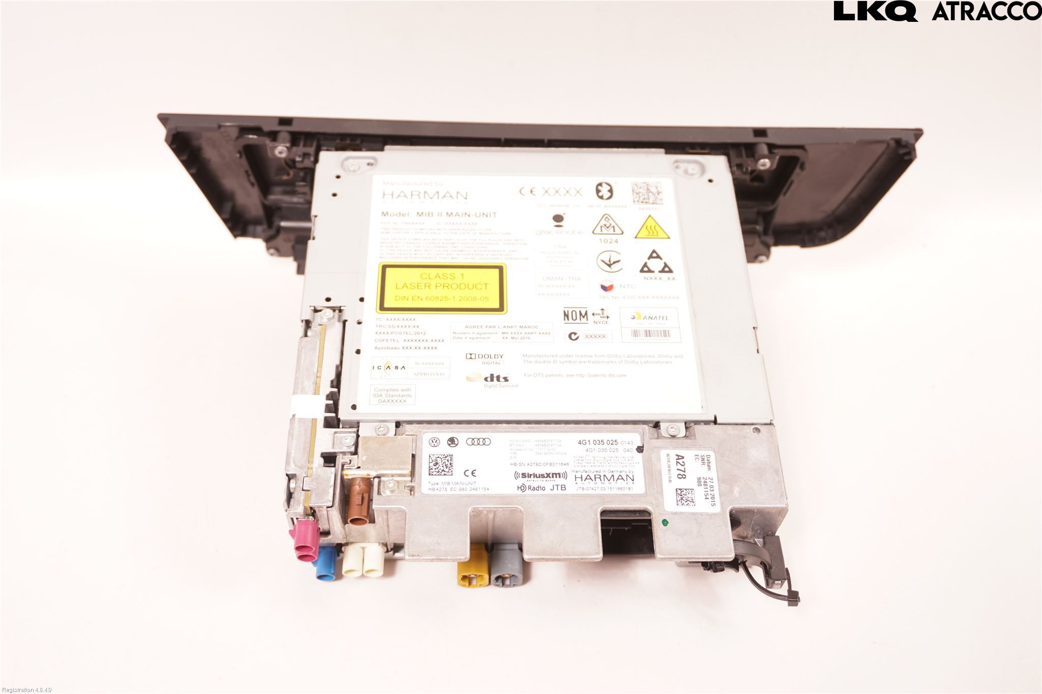 Audi A7/S7 4G 11-17 Cd Radio - Multimediapanel