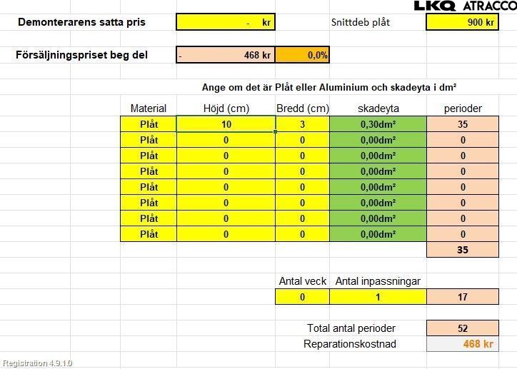 Audi A4/S4 08-11 Dörr Fram Höger