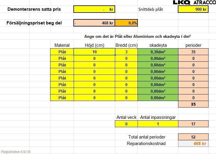 Audi A4/S4 08-11 Dörr Fram Höger
