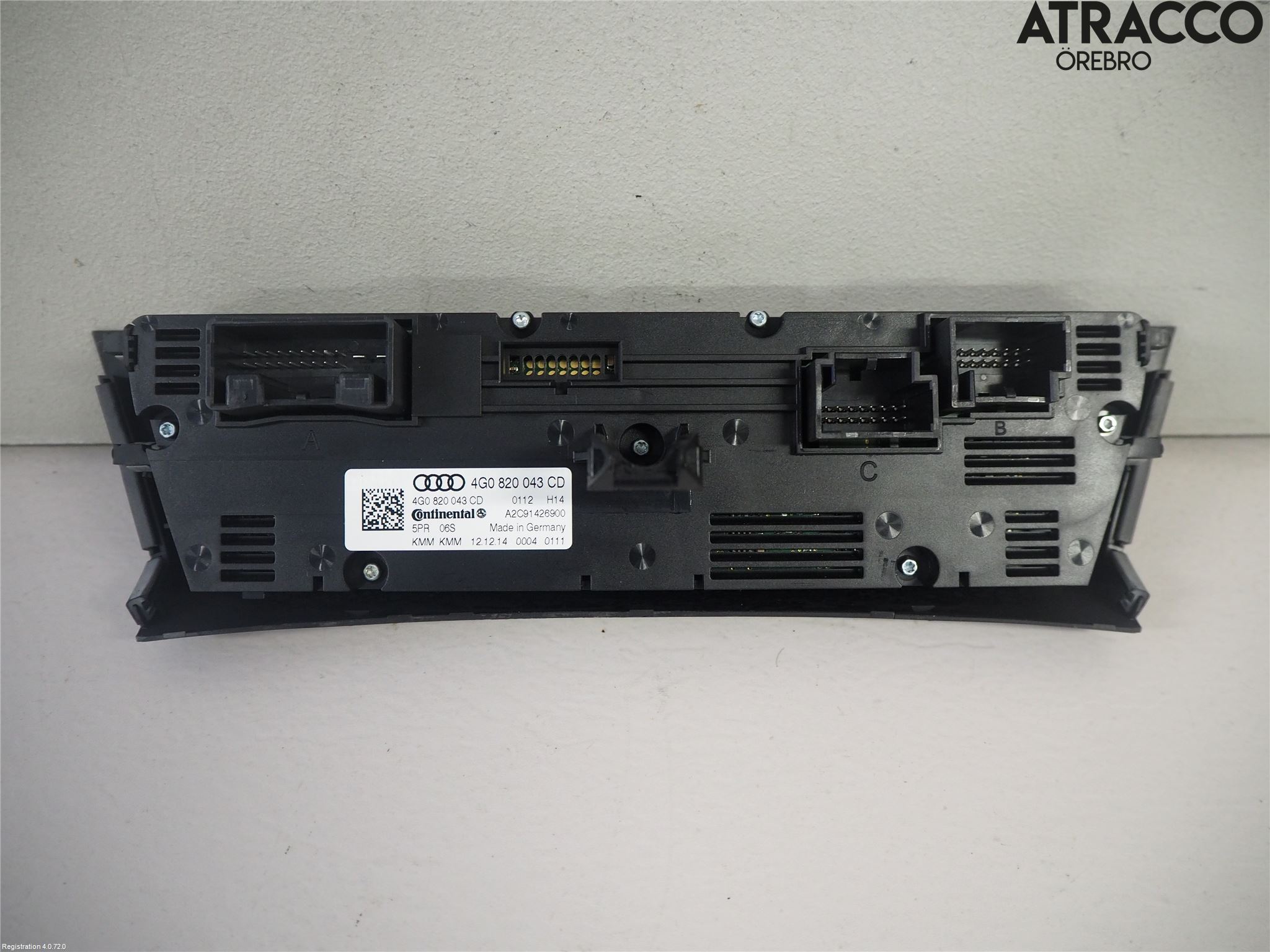 Audi A6/S6 4G 11-18 Ac Styrenhet Ac Manöveren