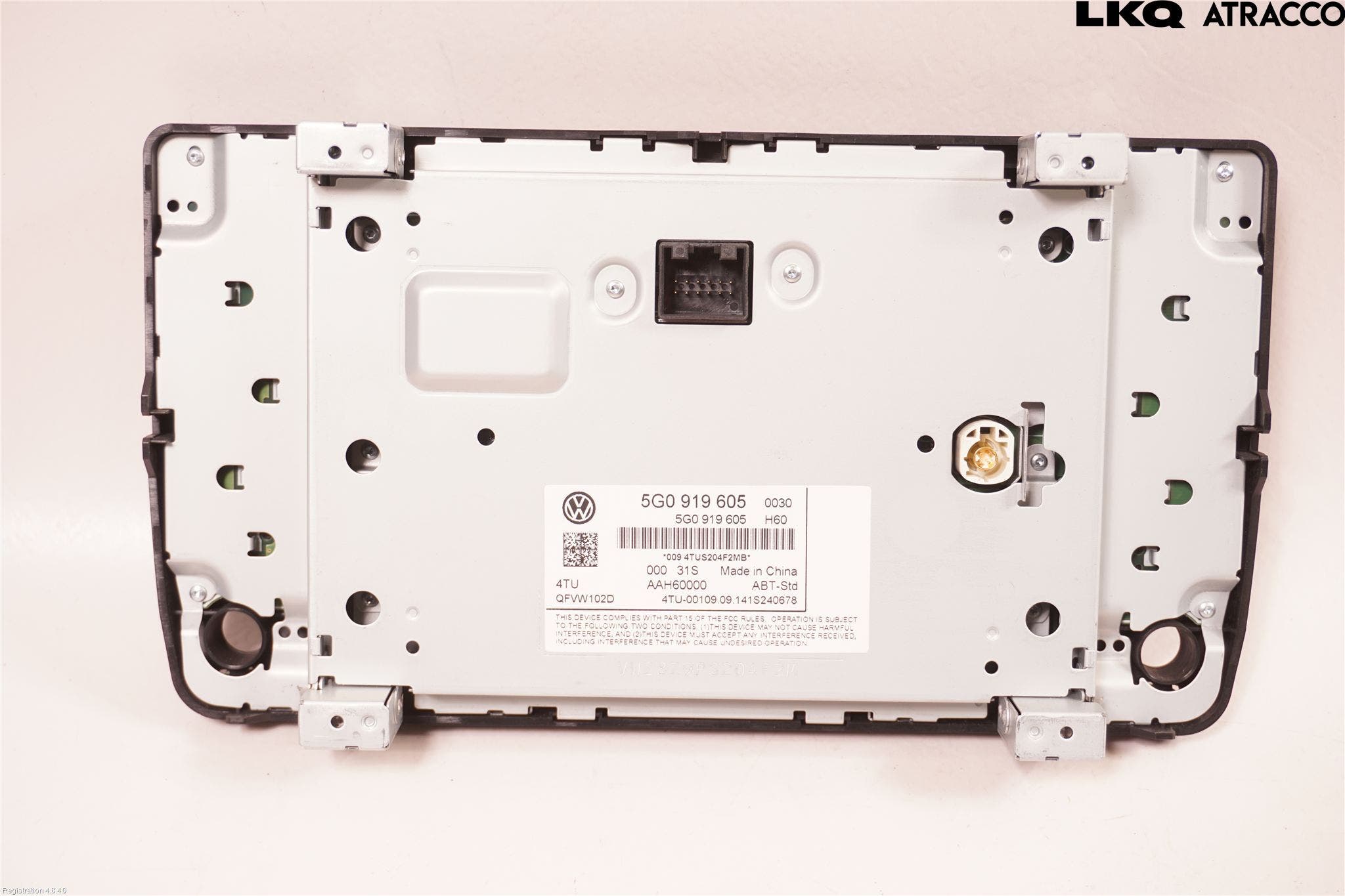 Volkswagen VW GOLF / E-GOLF VII 13-20 Cd Radio - Multimediapanel