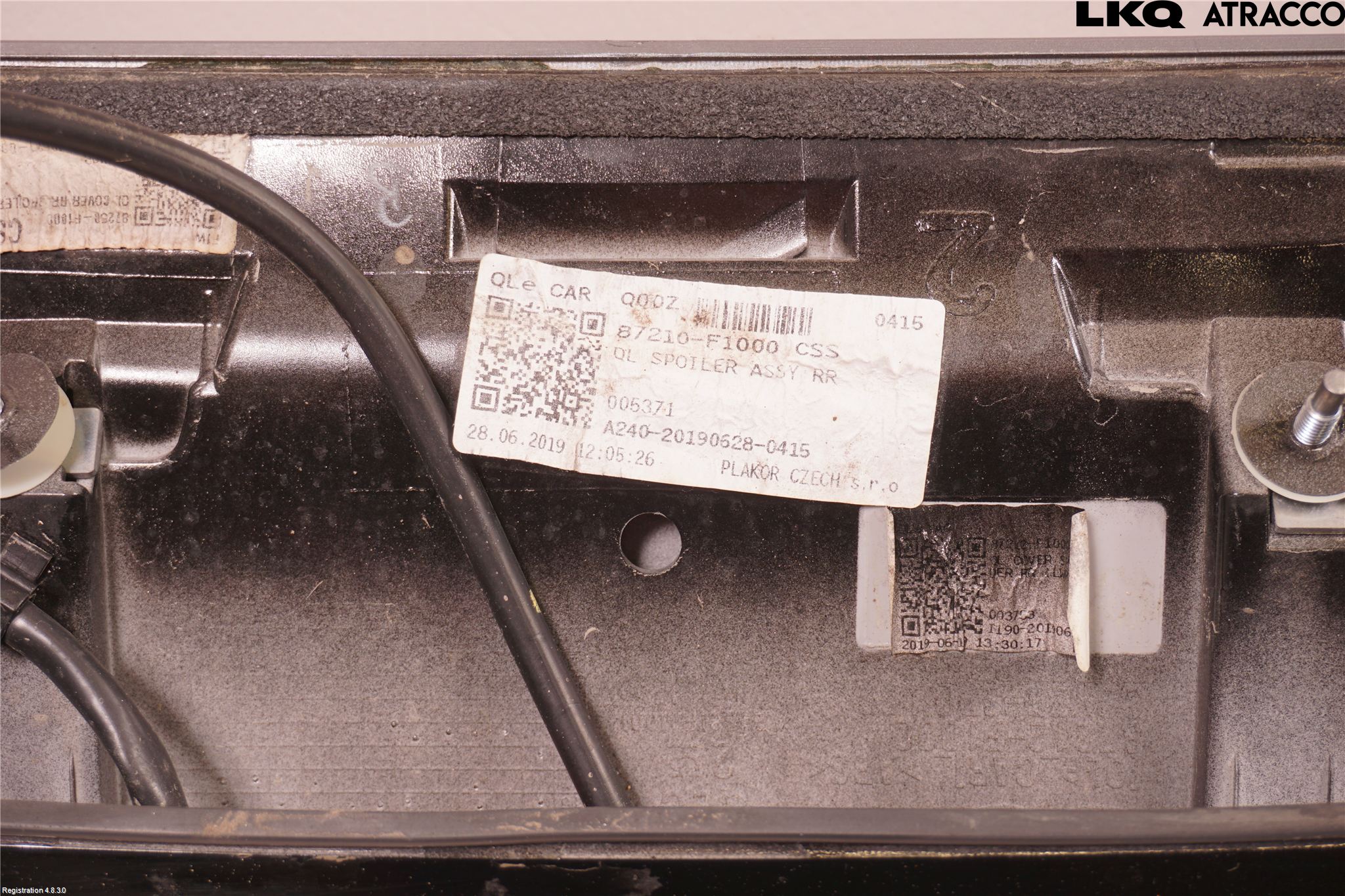 Kia SPORTAGE (QL) 16-21 Spoiler Baklucka
