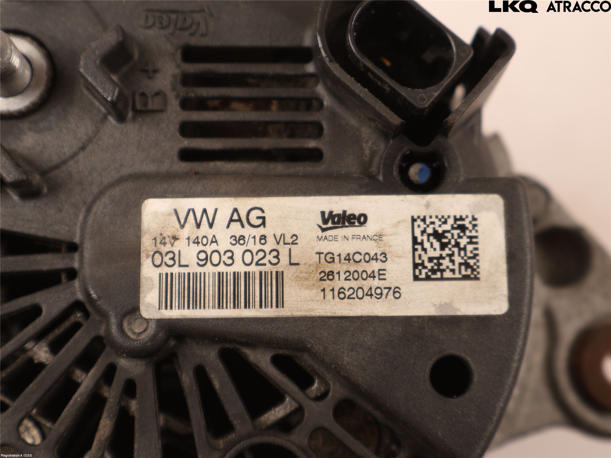 Volkswagen VW PASSAT 15-19 Generator