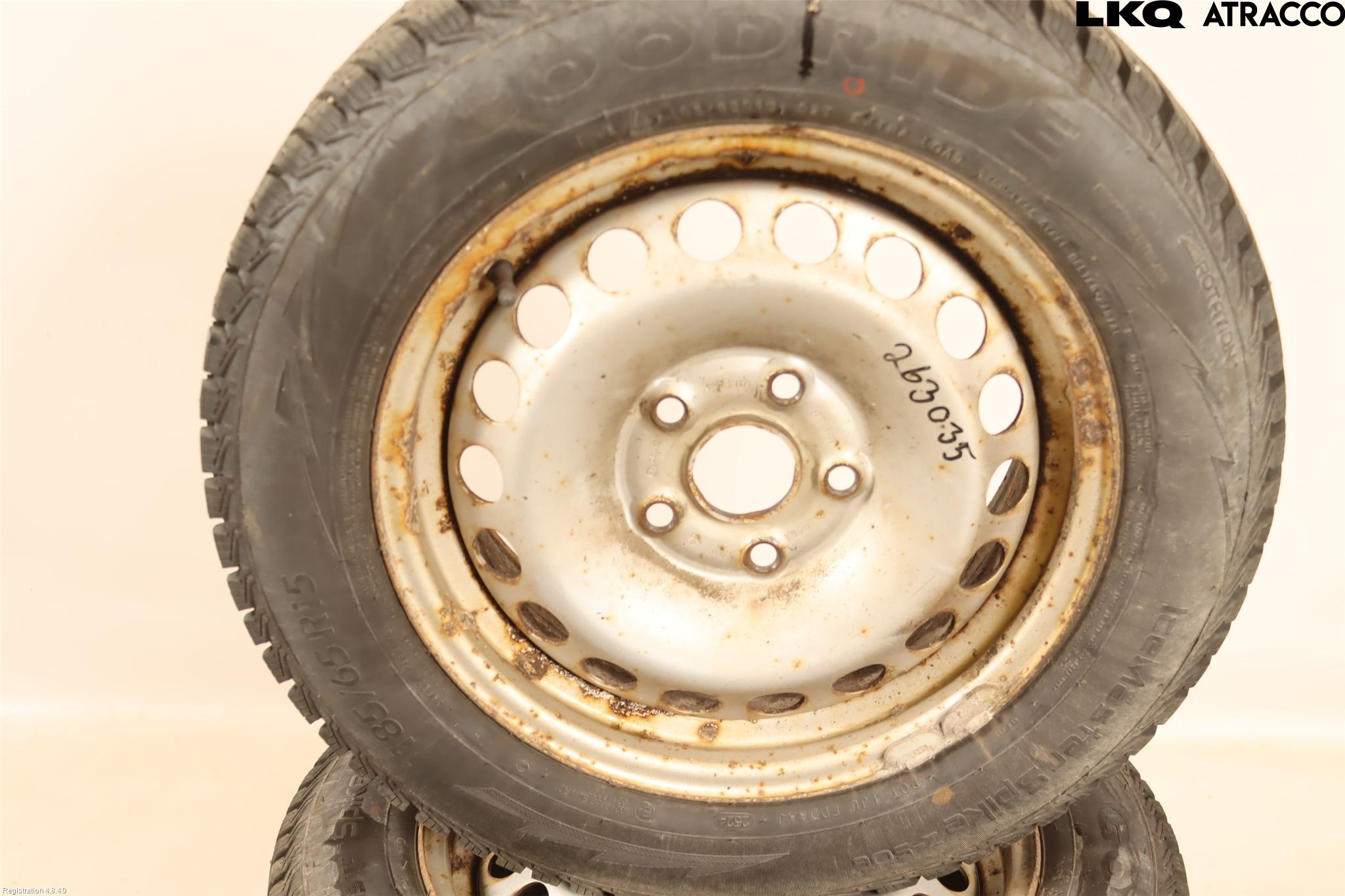 Volkswagen VW CADDY      04-10 Vinterdäck Plåtfälg 4St