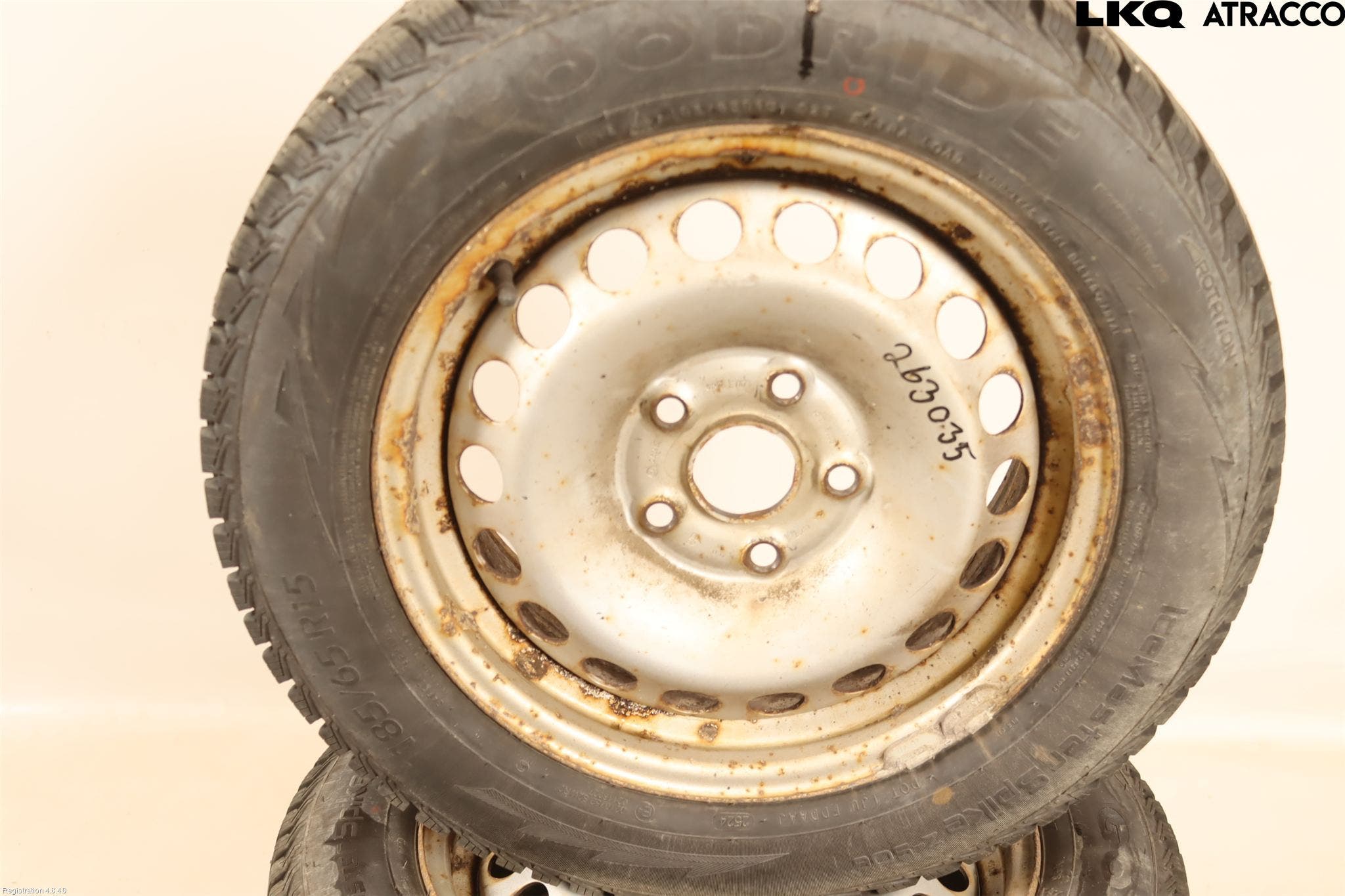 Volkswagen VW CADDY      04-10 Vinterdäck Plåtfälg 4St