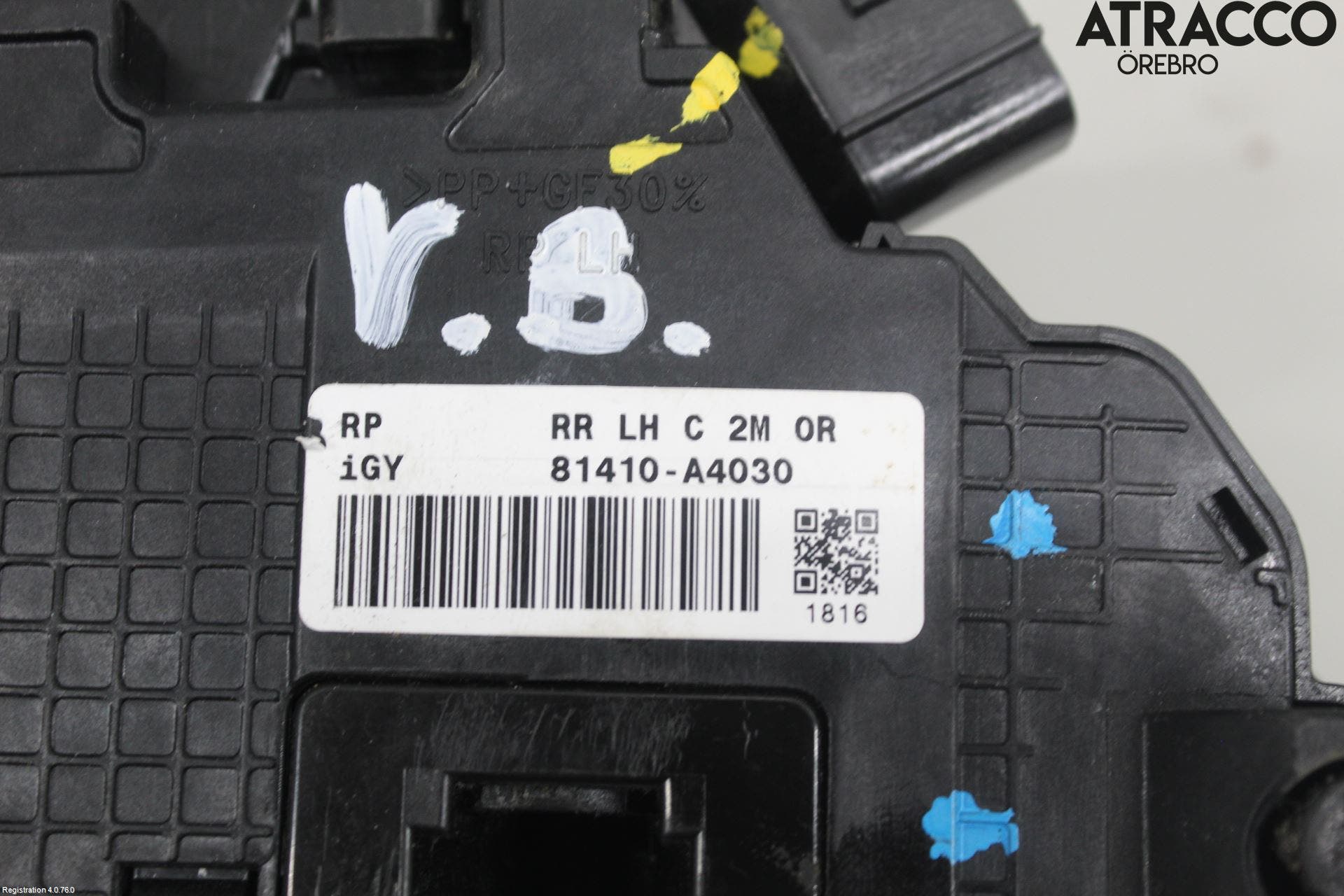 Kia CARENS III 13-19 Låskista-Dörrlås