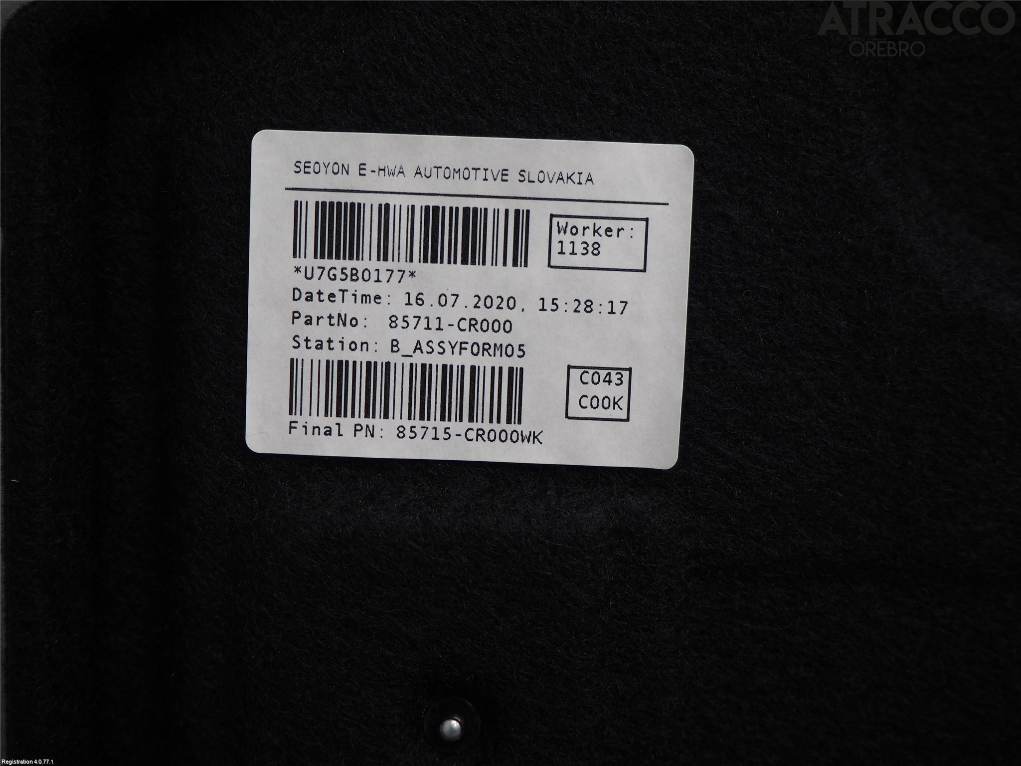 Kia CEED/CEED SW 19- Bagage Golv