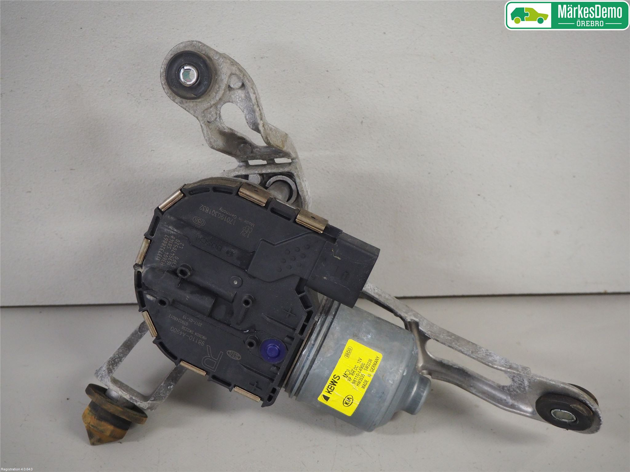 Kia CARENS III 13-19 Torkarmotor Vindruta