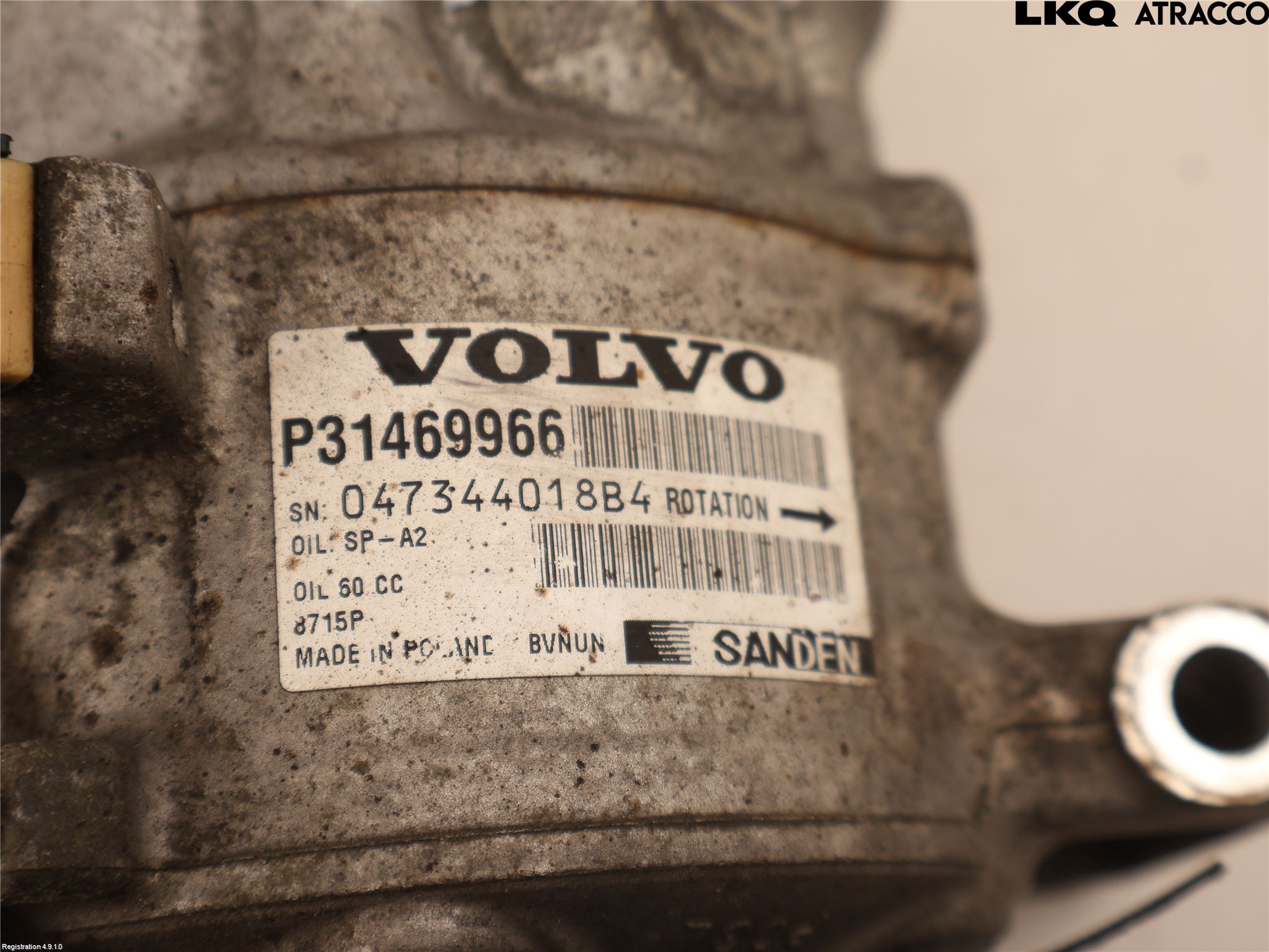 Volvo V90 17->> Ac Kompressor