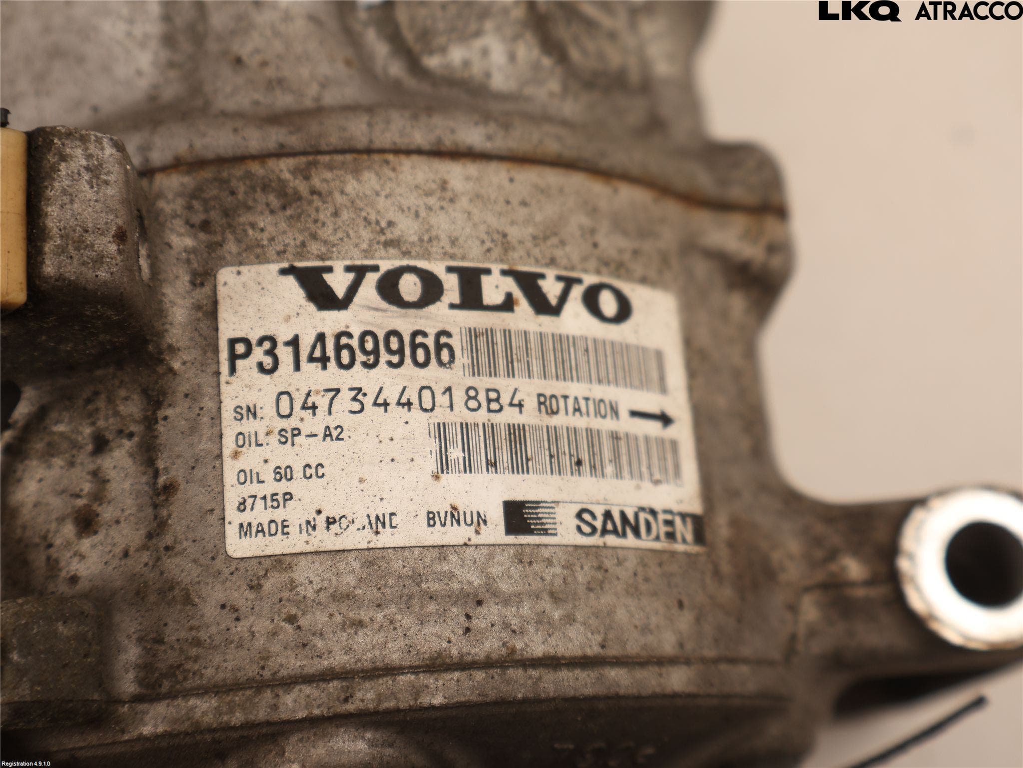 Volvo V90 17->> Ac Kompressor