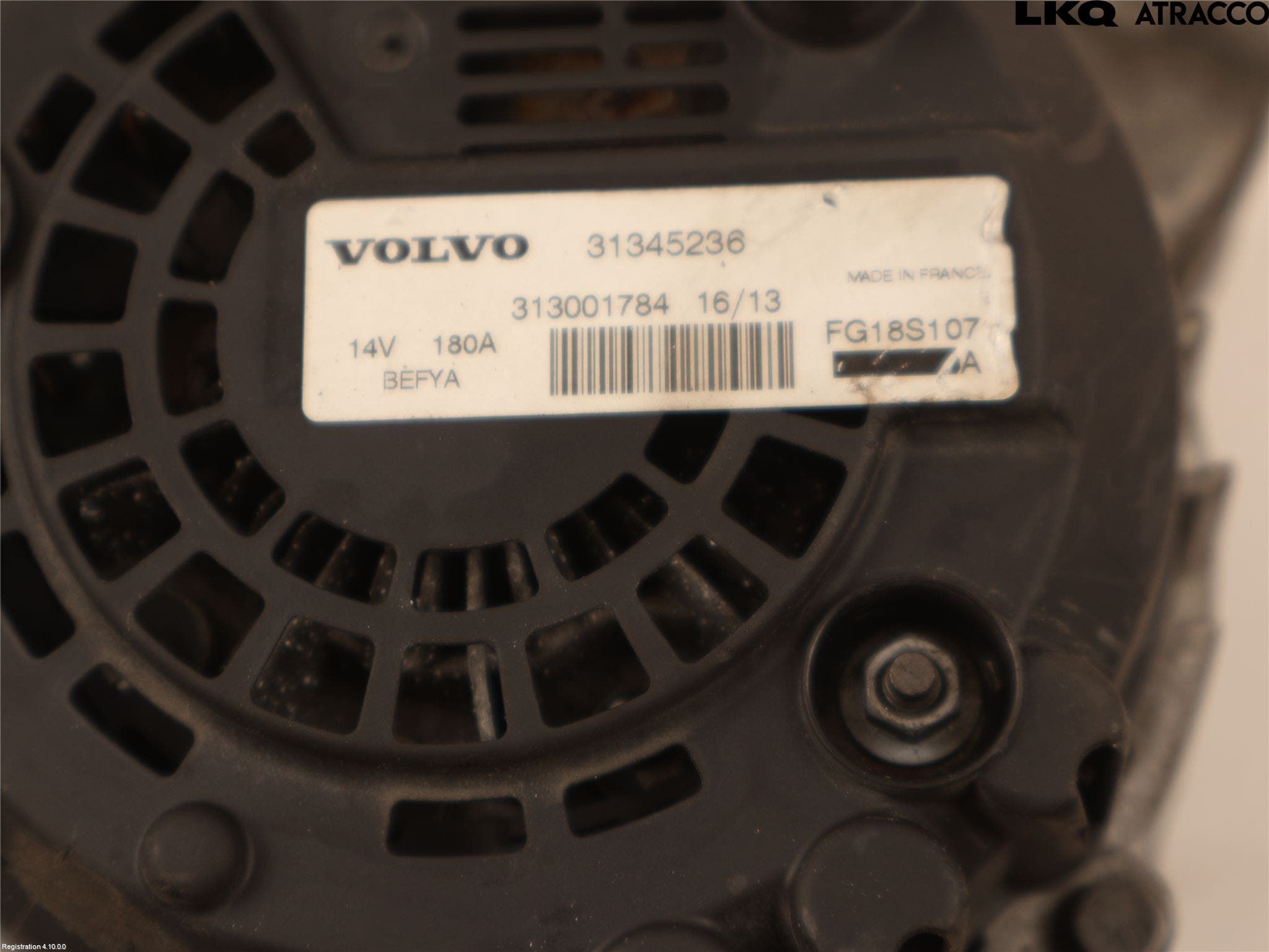 Volvo V60 11-13 Generator