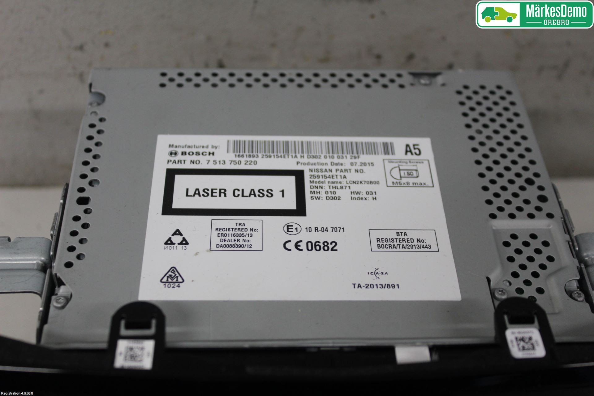 Nissan QASHQAI 14-17 Cd Radio - Multimediapanel