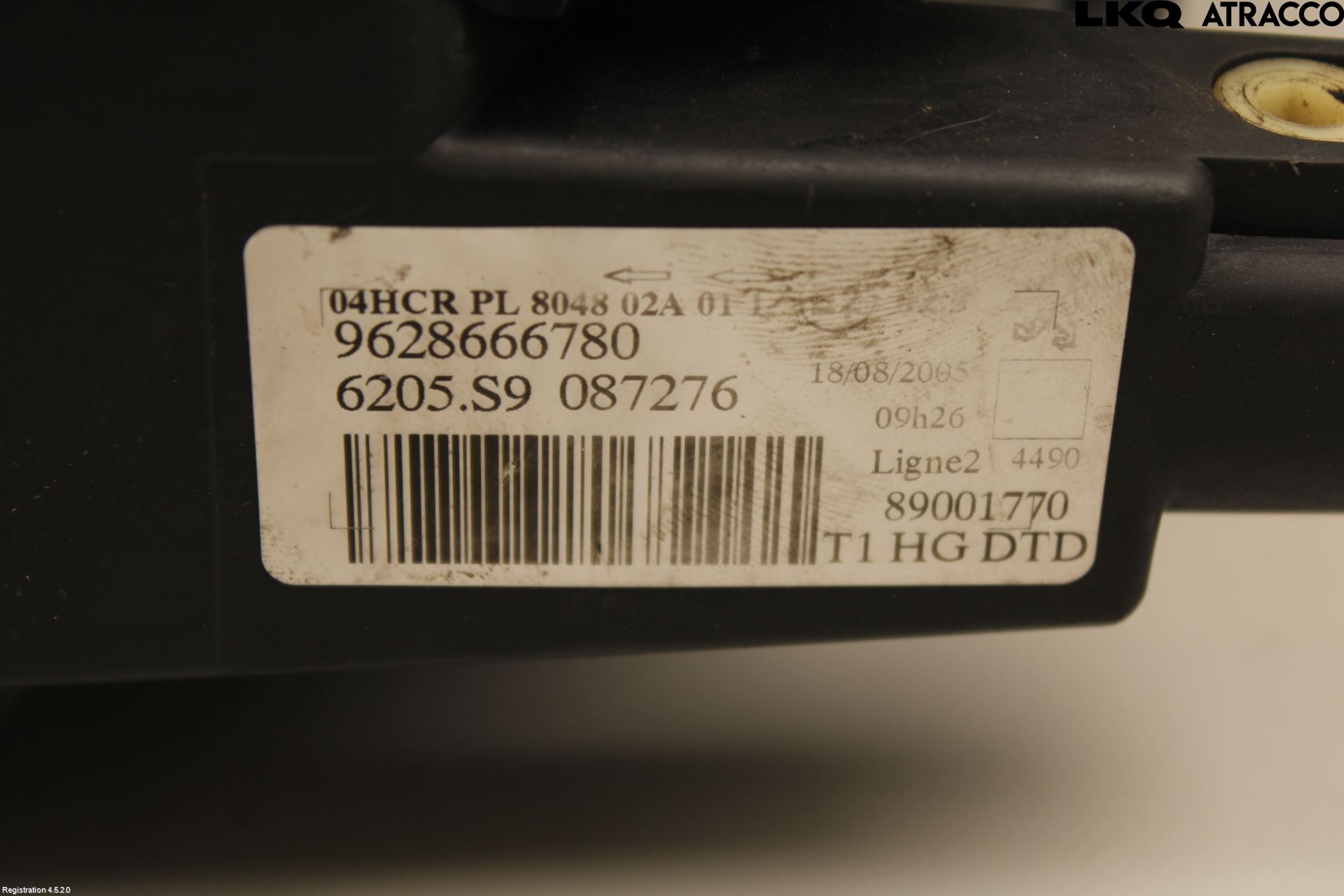 Peugeot 206 98-09 Strålkastare Höger