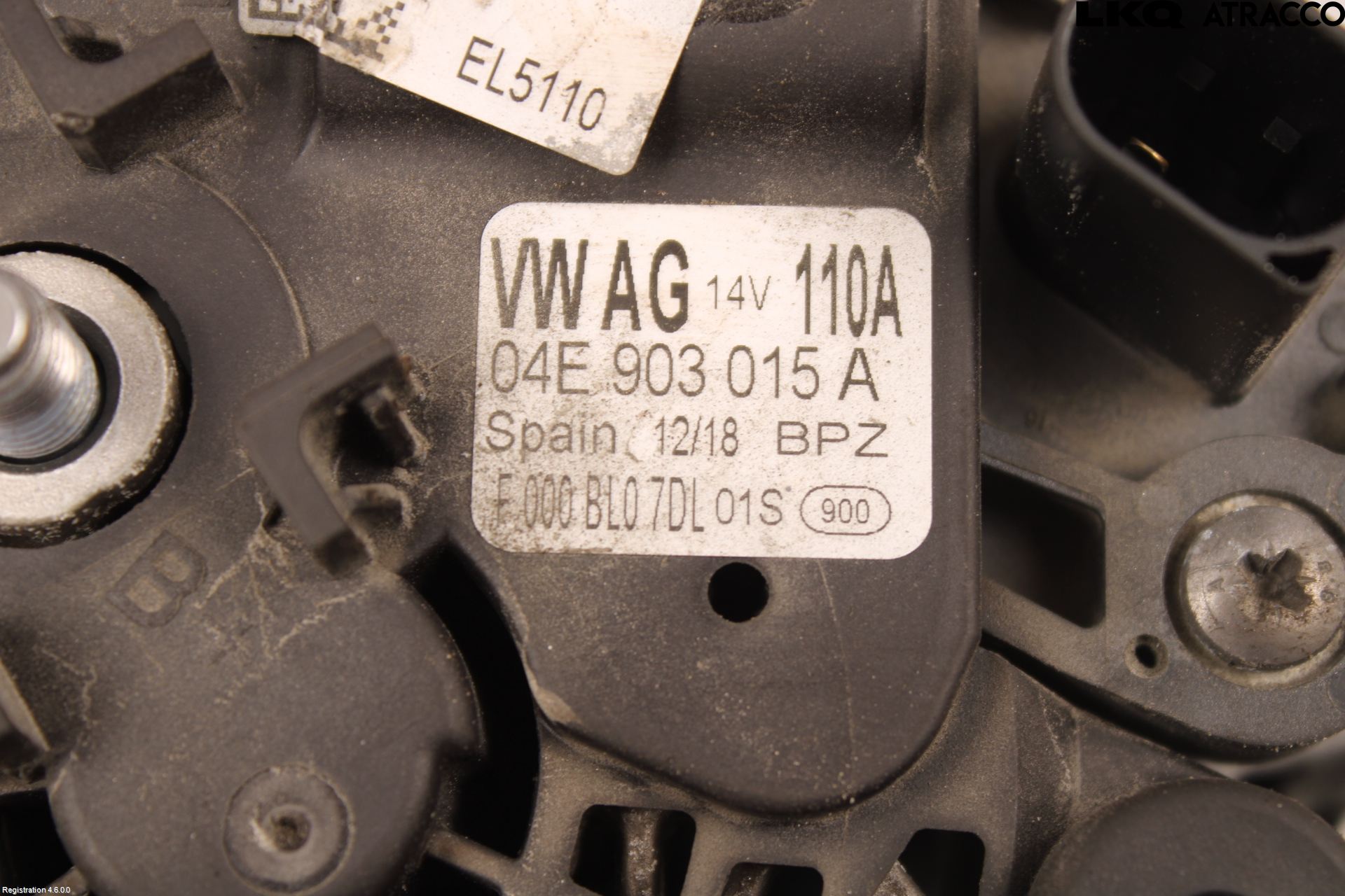 Volkswagen VW POLO VI 18->> Generator