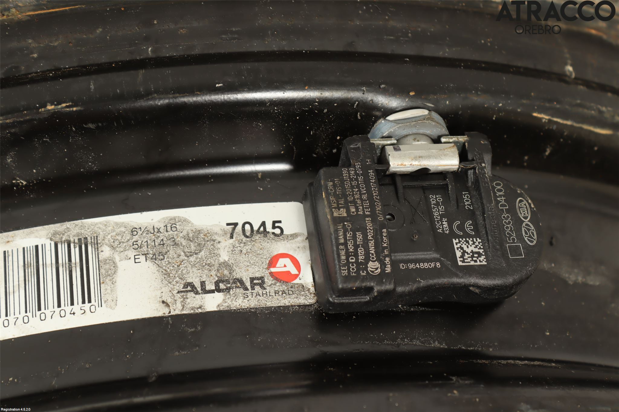 Kia NIRO (DE) 17-22 Fälg Plåt