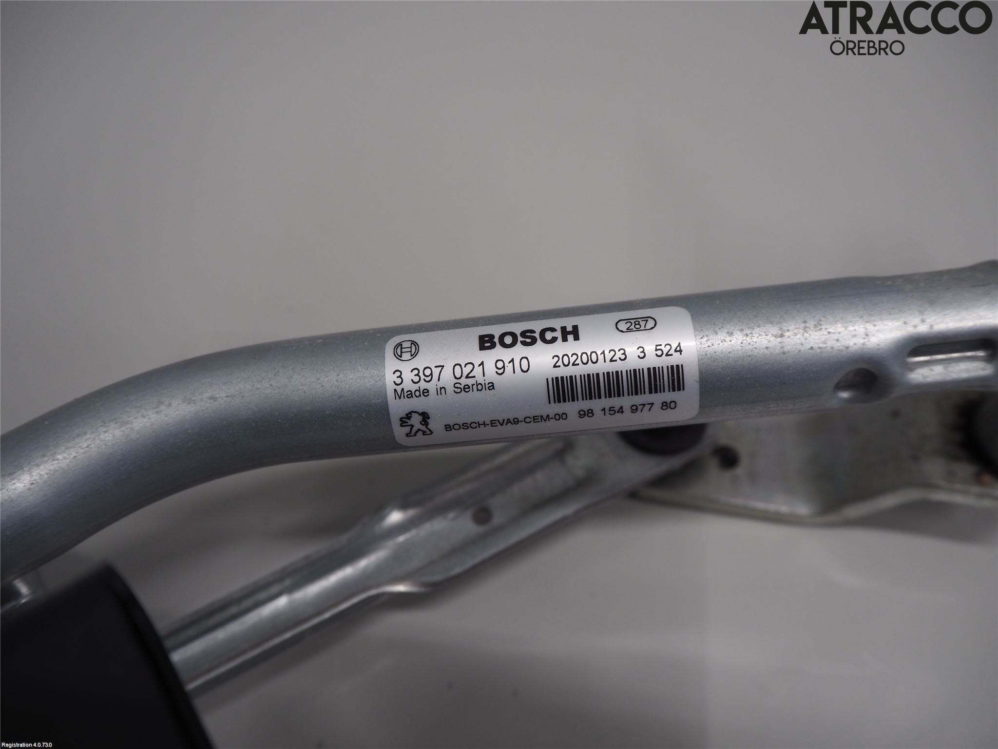 Citroen COTROEN C3 17-24 Torkarmotor Vindruta