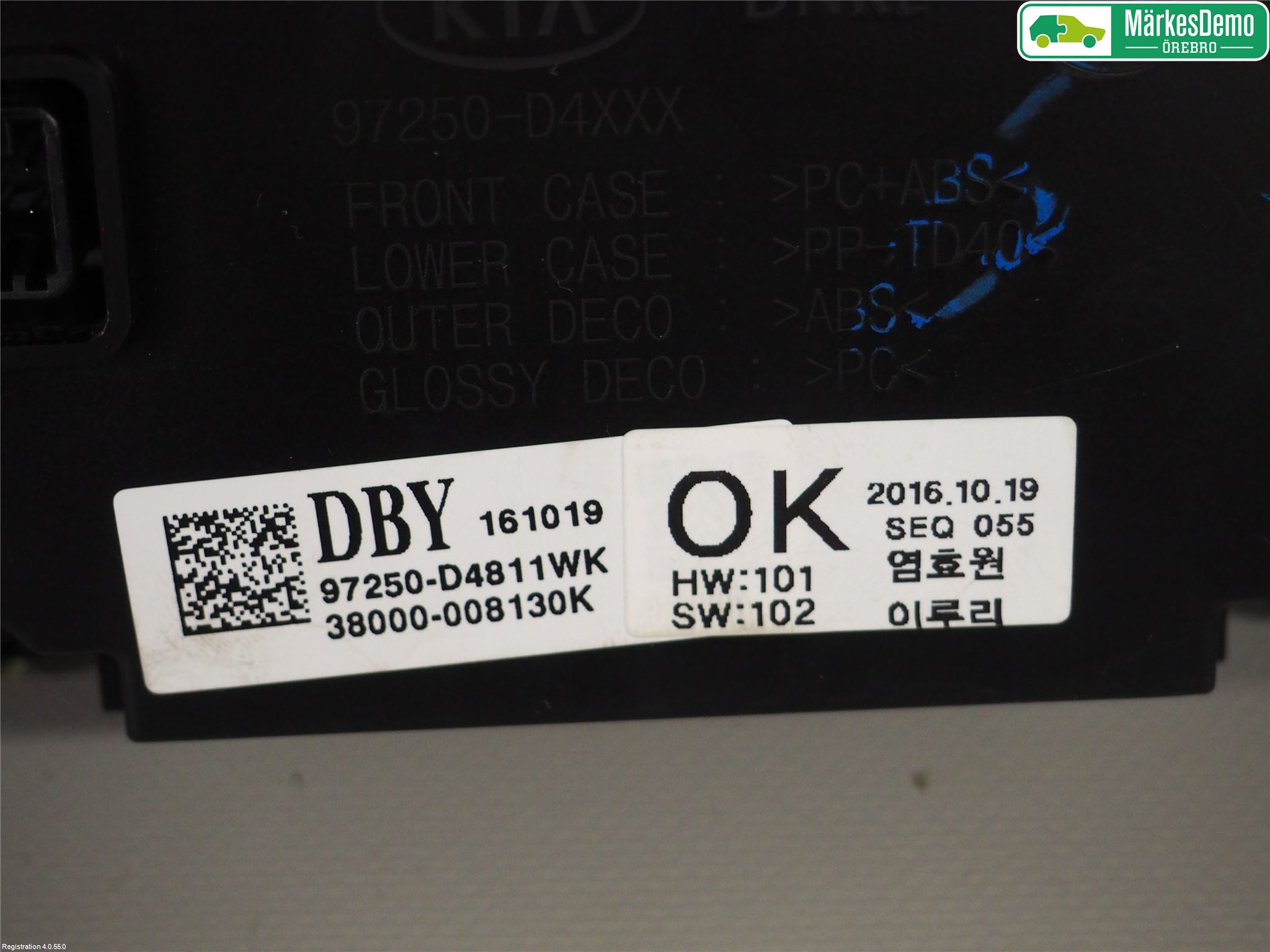 Kia OPTIMA 16-20 Ac Styrenhet Ac Manöveren