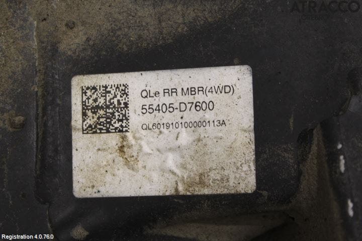 Kia SPORTAGE (QL) 16-21 Bakaxelbalk