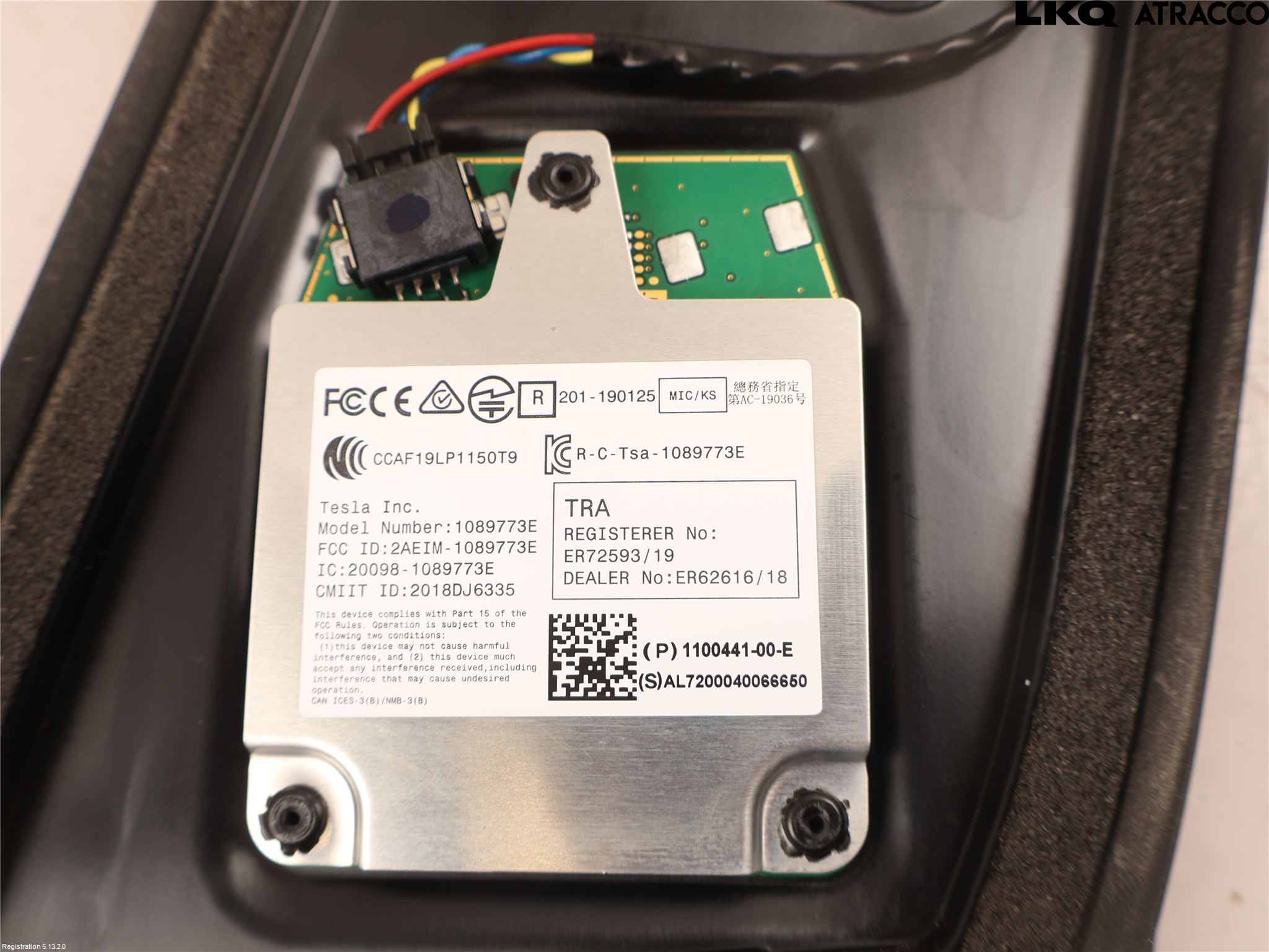 Tesla MODEL 3 17- Parkeringshjälp Kamera