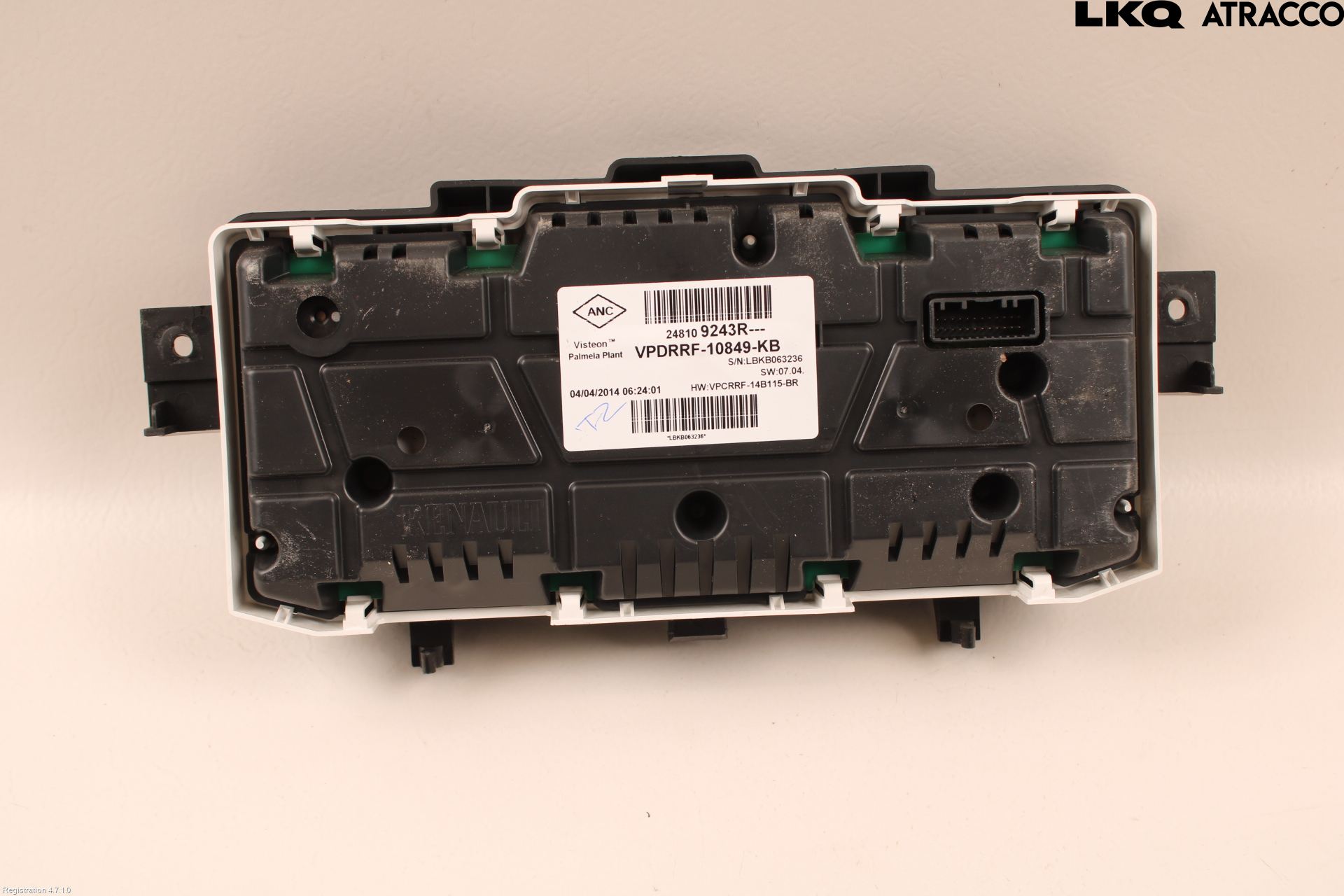Renault CAPTUR 13-19 Instrument Komb