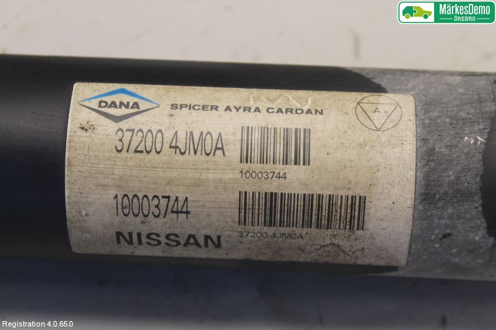 Nissan NAVARA, TREK-1 17-21 Mellanaxel Främre 4Wd