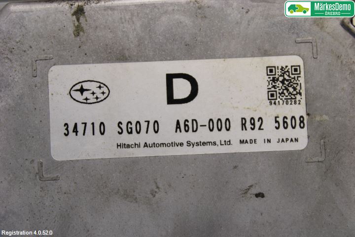 Subaru FORESTER SJ 13-18 Styrenhet Styrservo