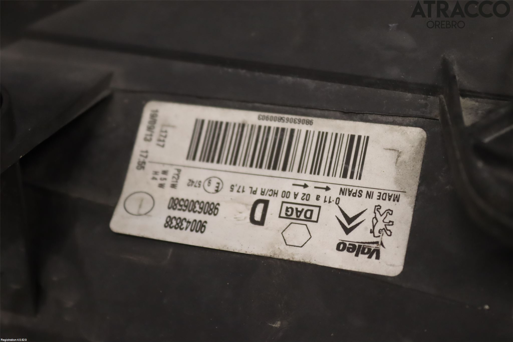 Citroen BERLINGO 08-18 Strålkastare Höger