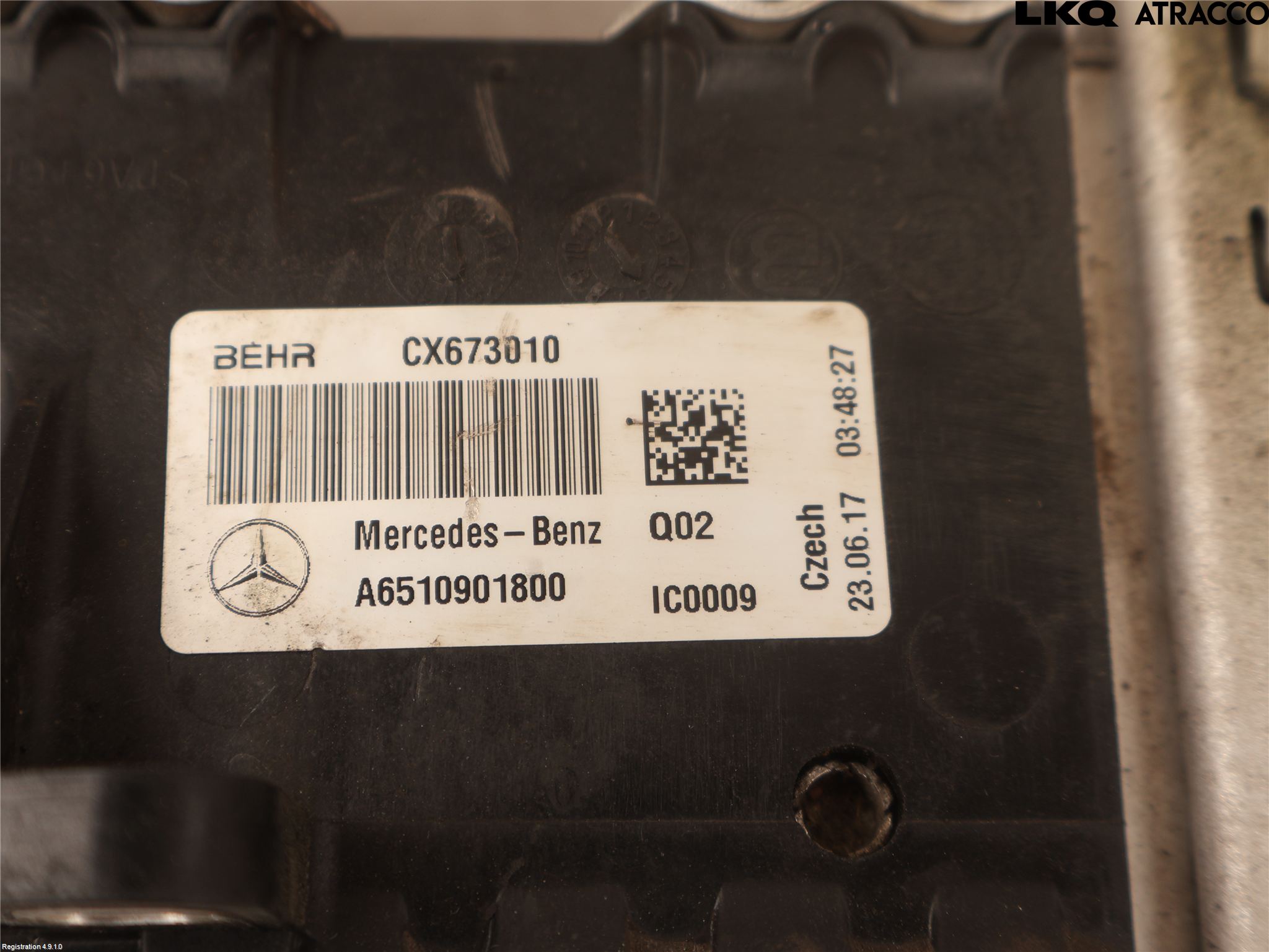 Mercedes-Benz MB GLC-KLASS (X253/C253) 15-22 Laddluft-Intercooler Kyl