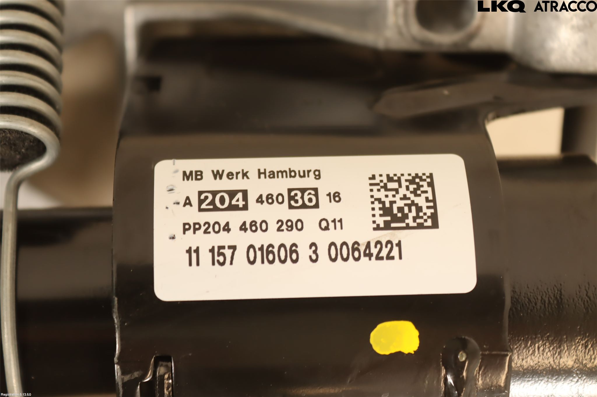 Mercedes-Benz MB GLK-KLASS (X204) 08-16 Rattaxelagg Med Inb Servo