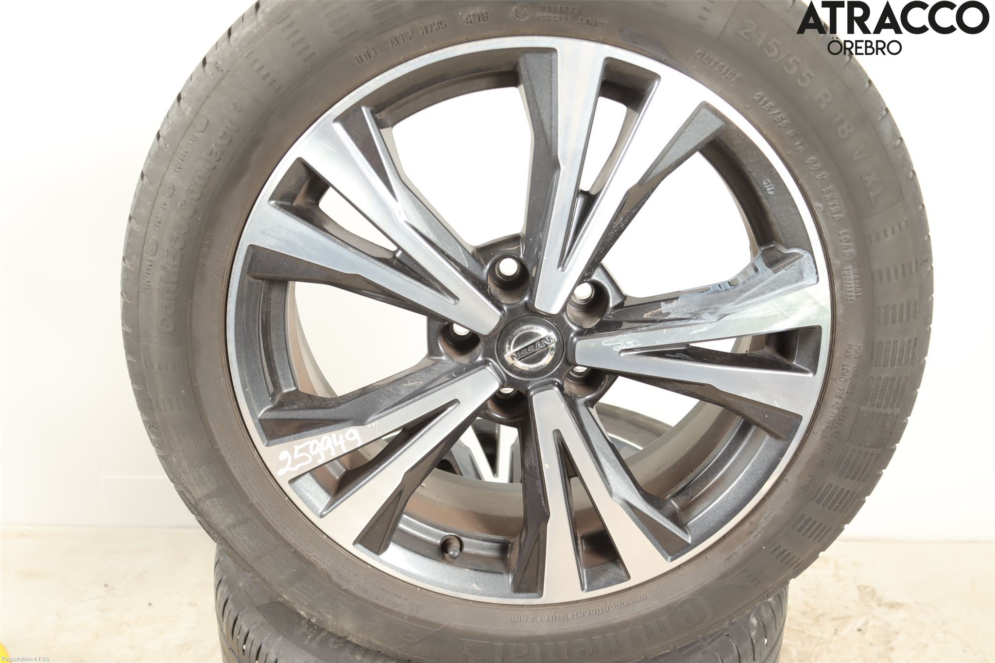 Nissan QASHQAI 17-21 Sommardäck Alumfälg 4St