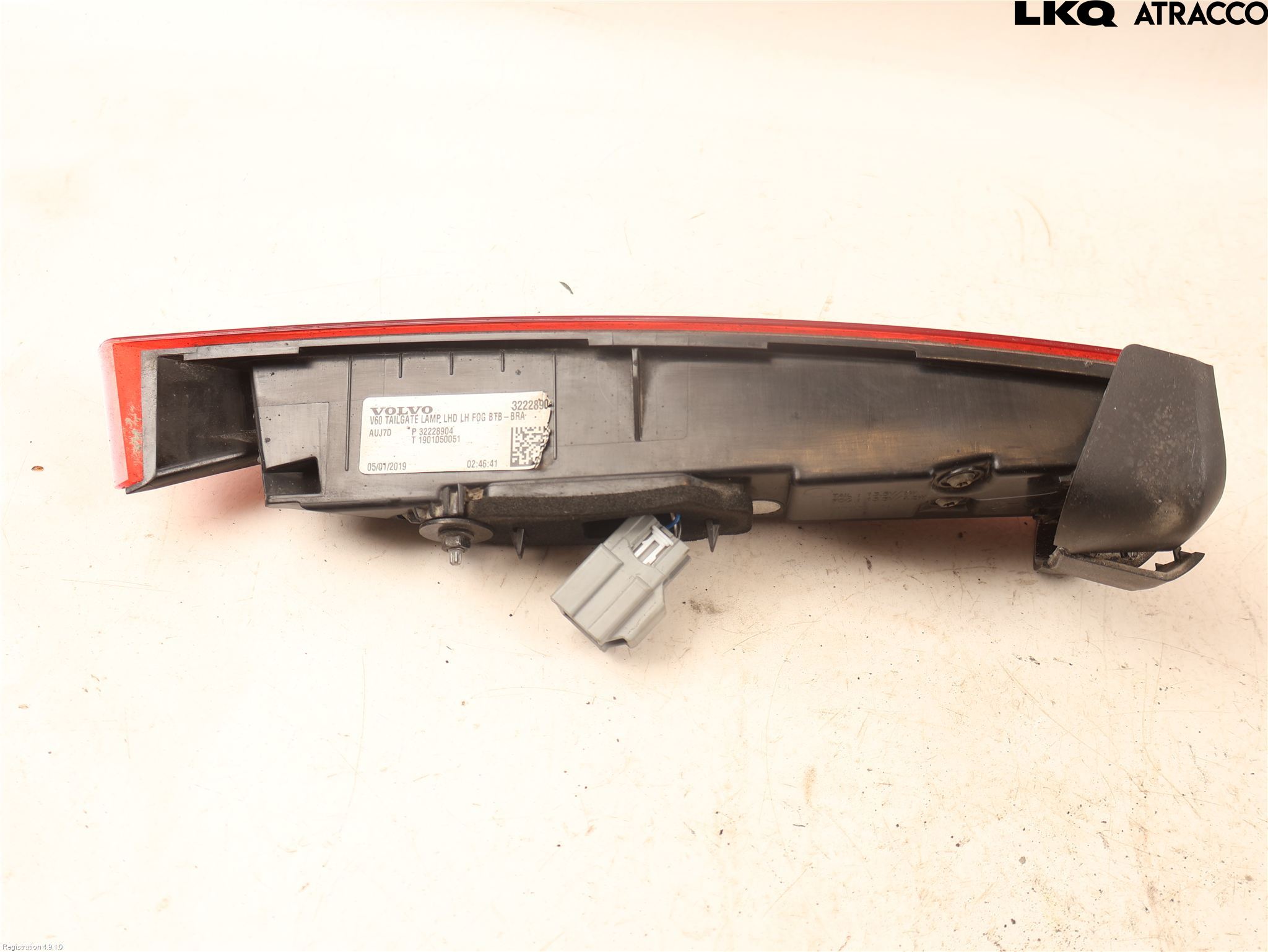 Volvo V60 19- Bakljus Lucka Vä