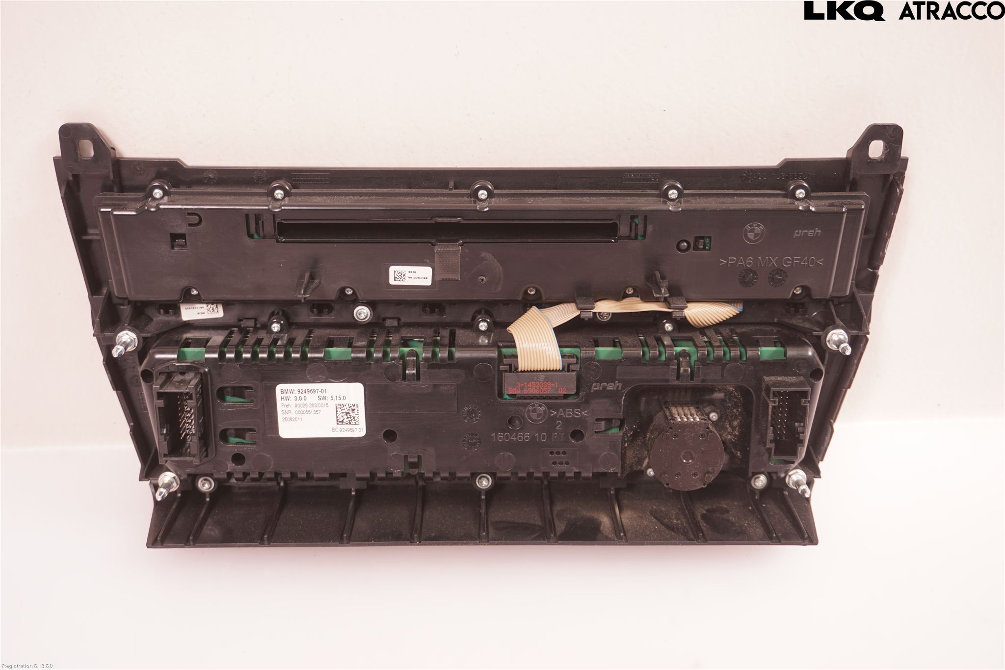 BMW 5 F10/F11/F18 09-17 Ac Styrenhet Ac Manöveren