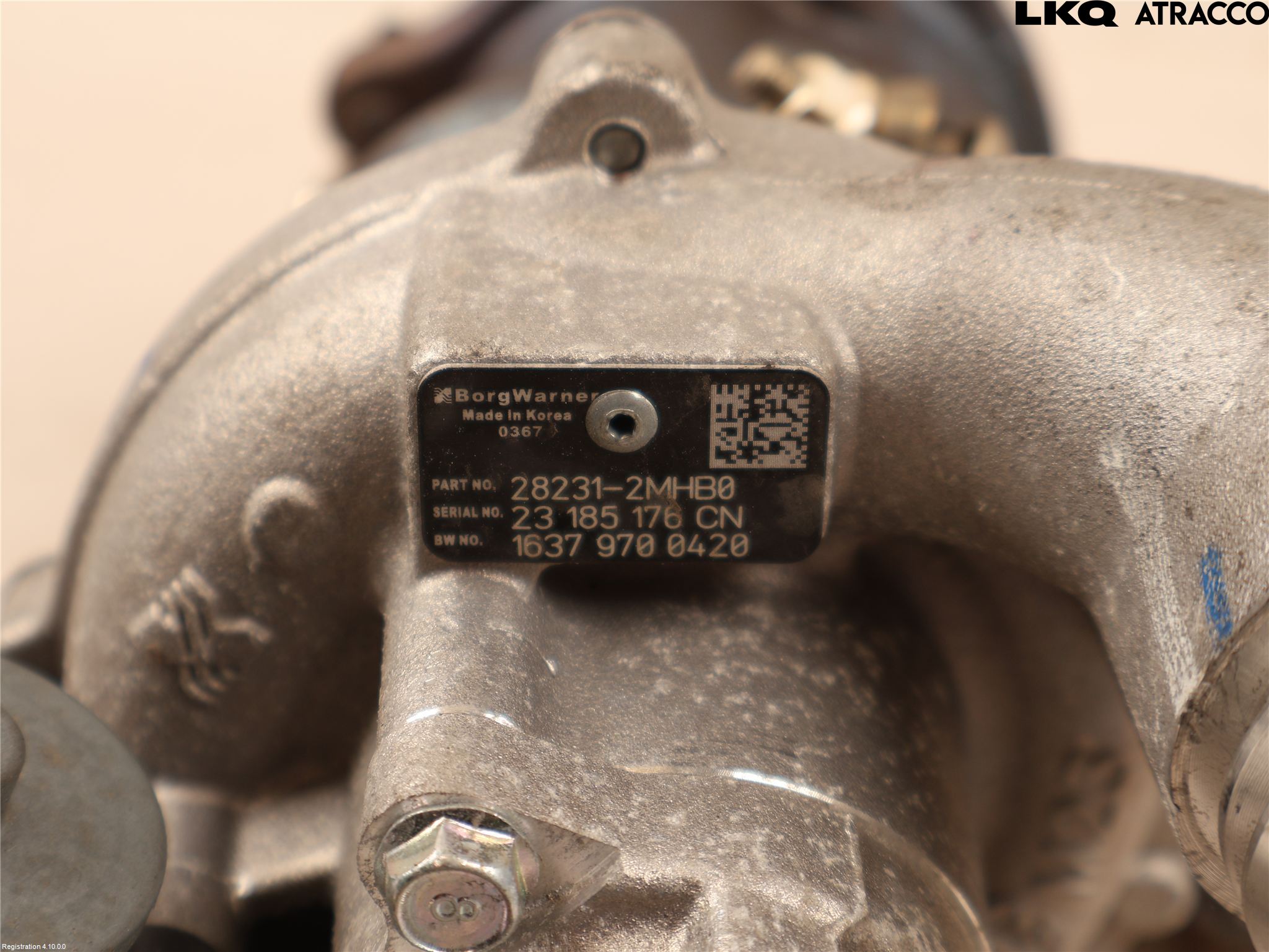 Kia SORENTO 21- Turboaggregat